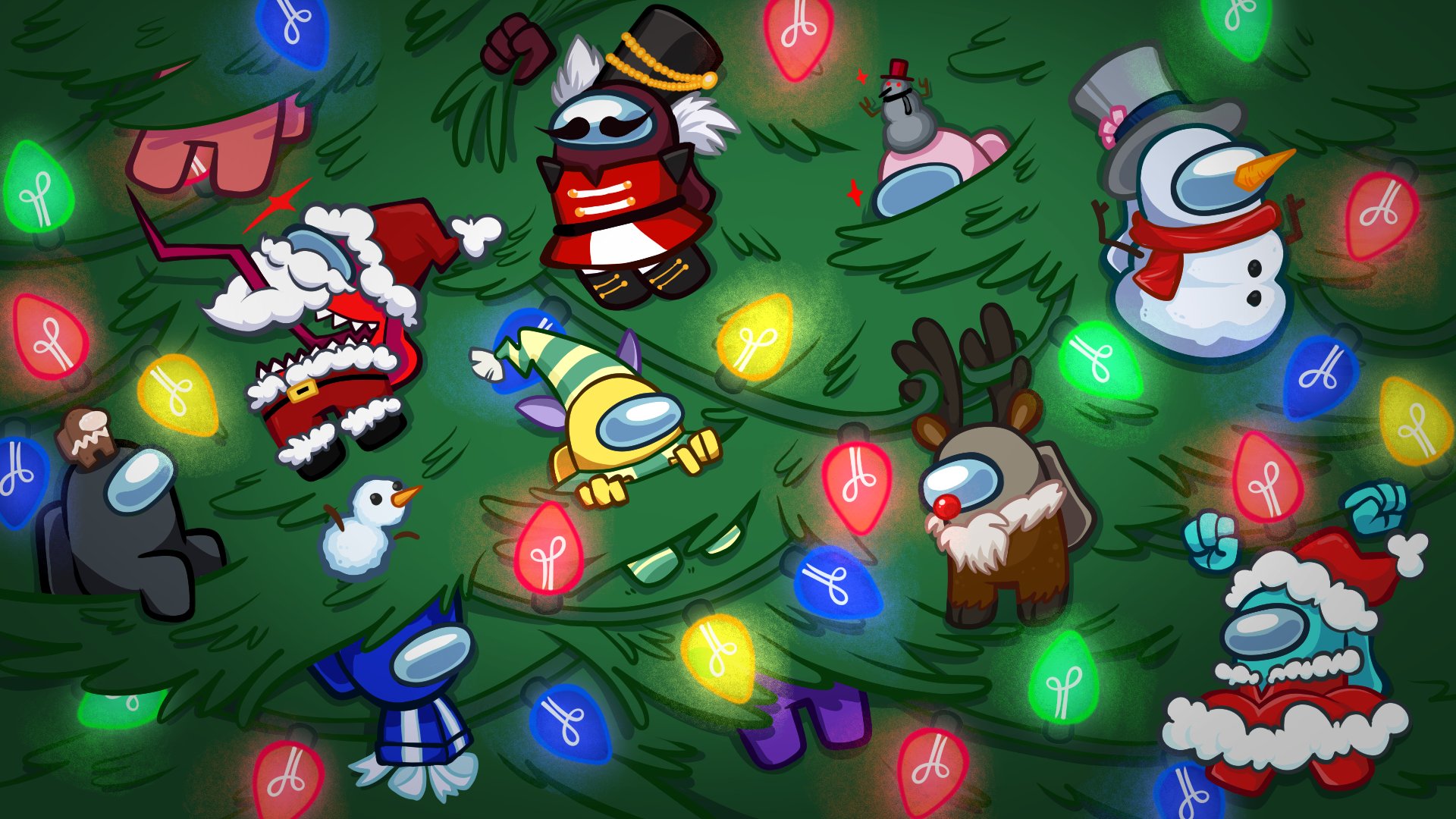 Among Us - ❄️ HOLIDAY COSMICUBES ARE HERE ❄️ it's time to deck the halls with BLOOD, i mean, all new festive snowbean cosmetics! :) the Snowbean & Snowflake
