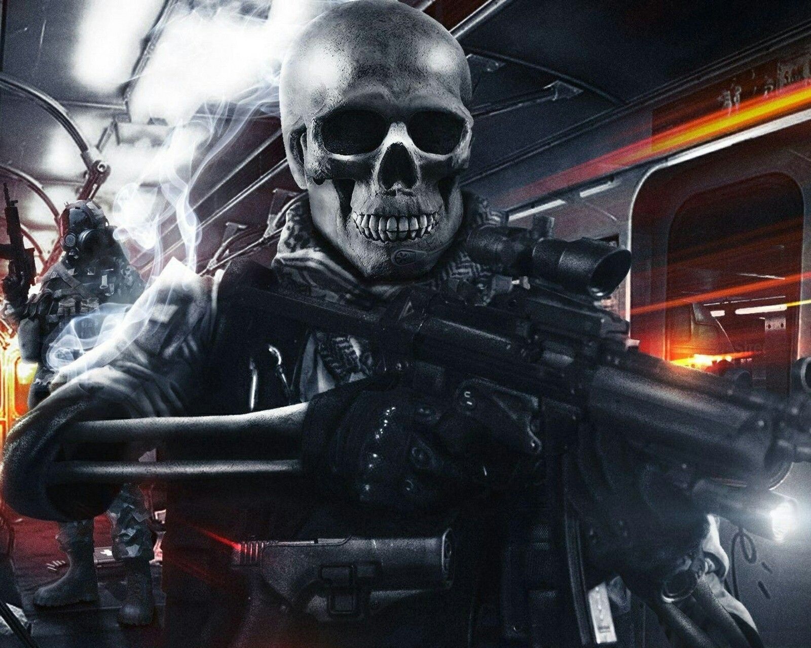 skulls. Battlefield, Zombie photo, HD wallpaper