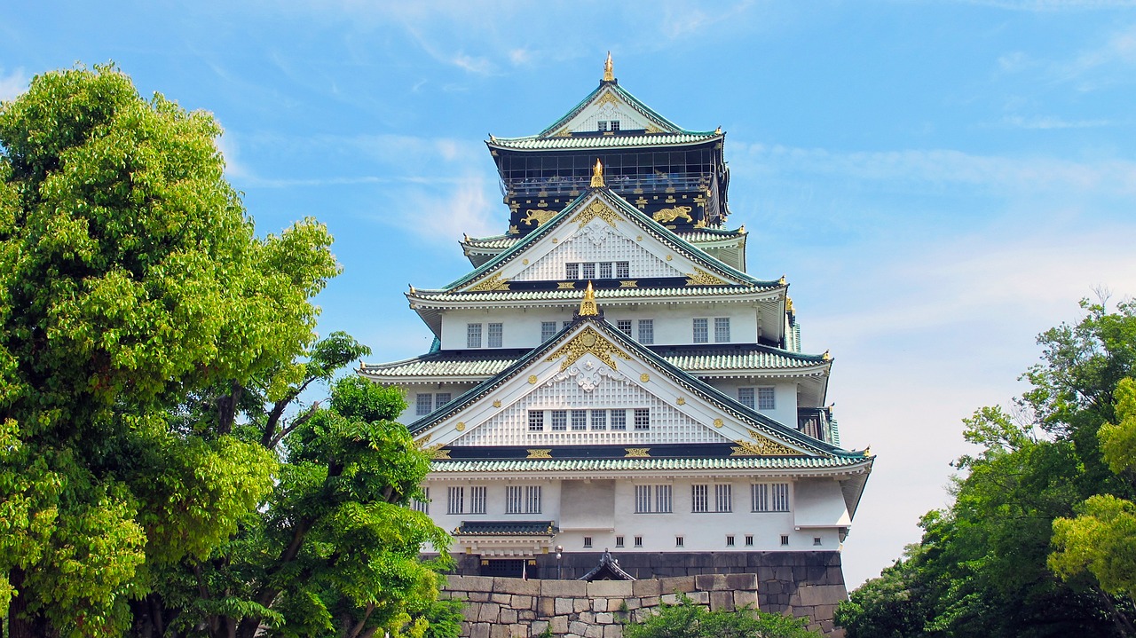 Osaka Castle Japan Ogu