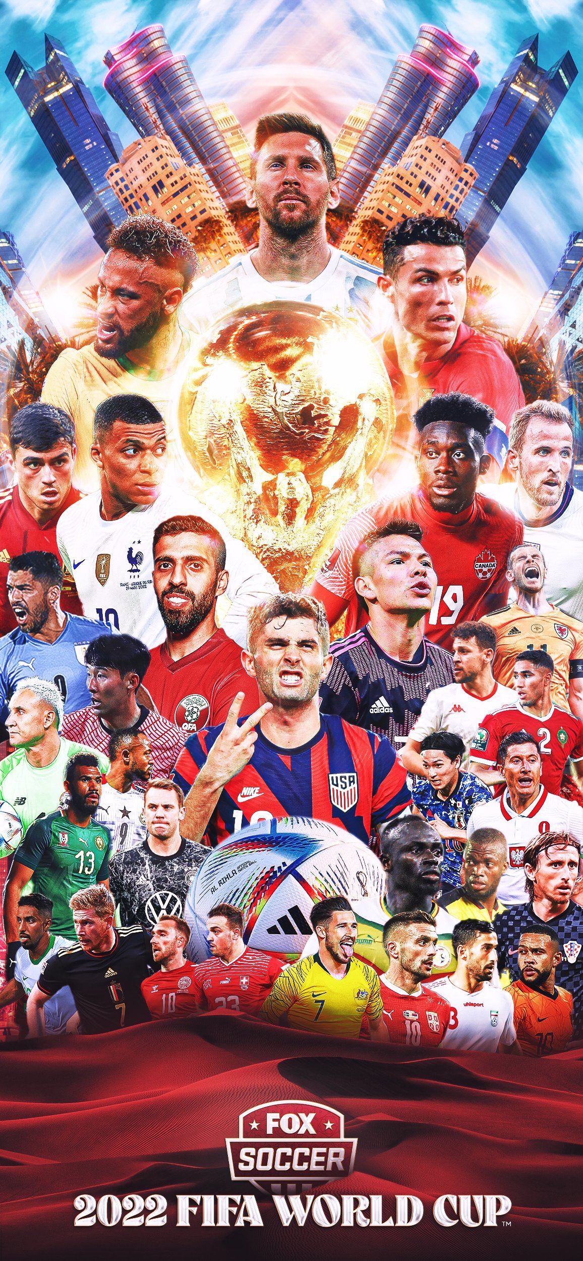 Messi Lifting Fifa World Cup Wallpaper Download  MobCup