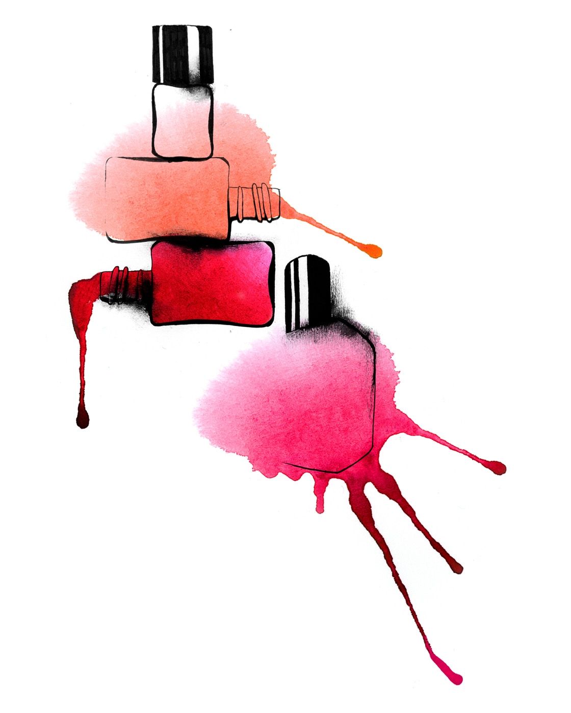 Art Love: Christina Drejenstam. Cupcakes for Breakfast. Nail drawing, Makeup artist logo, Illustration