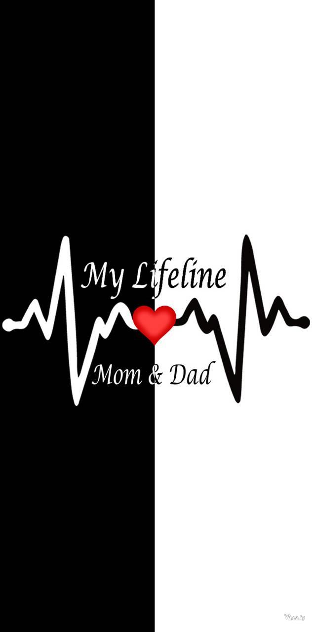 My Lifeline Mom & Dad HD Mobile Wallpaper