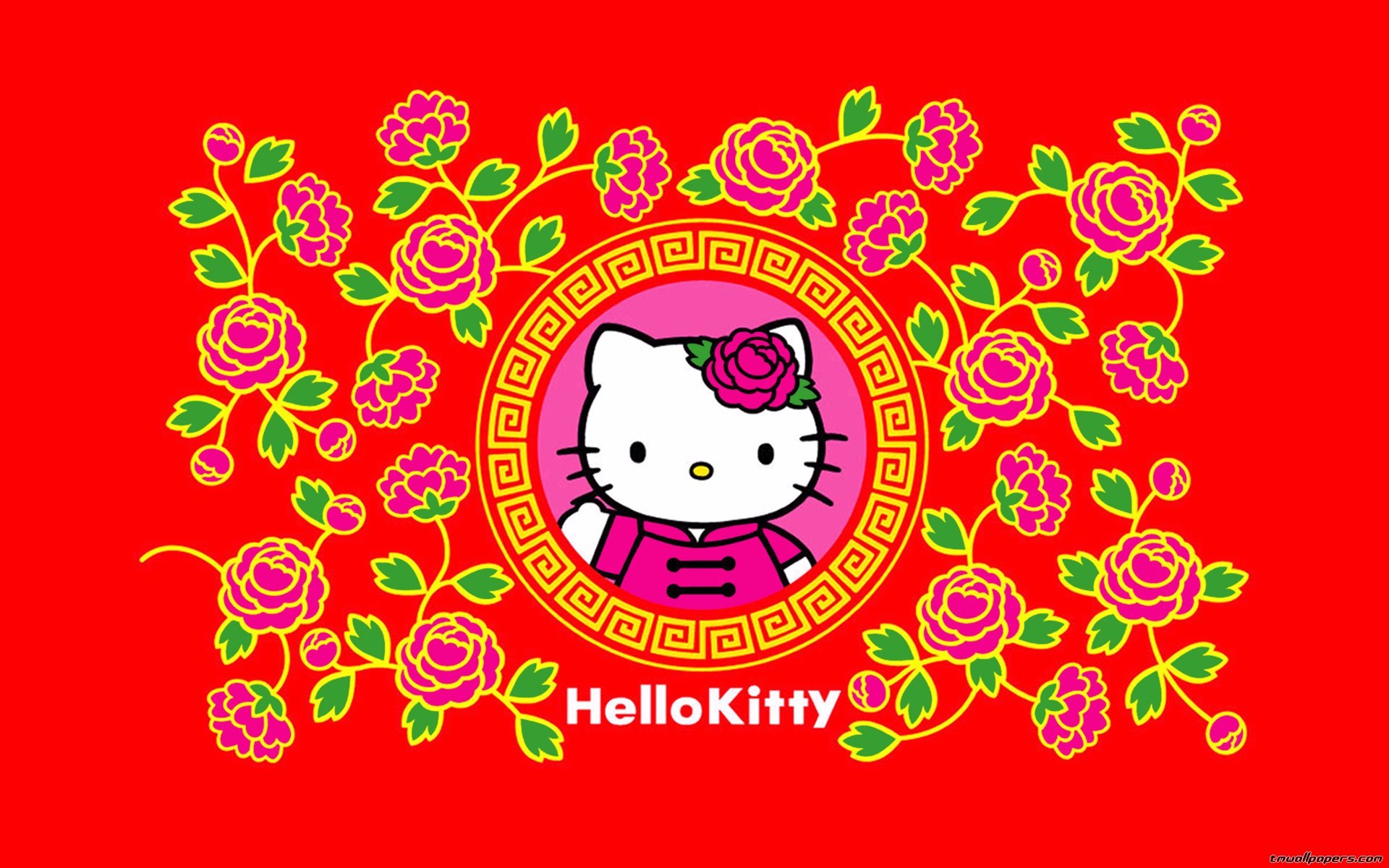 Sanrio #HappyNewYear  Walpaper hello kitty, Hello kitty