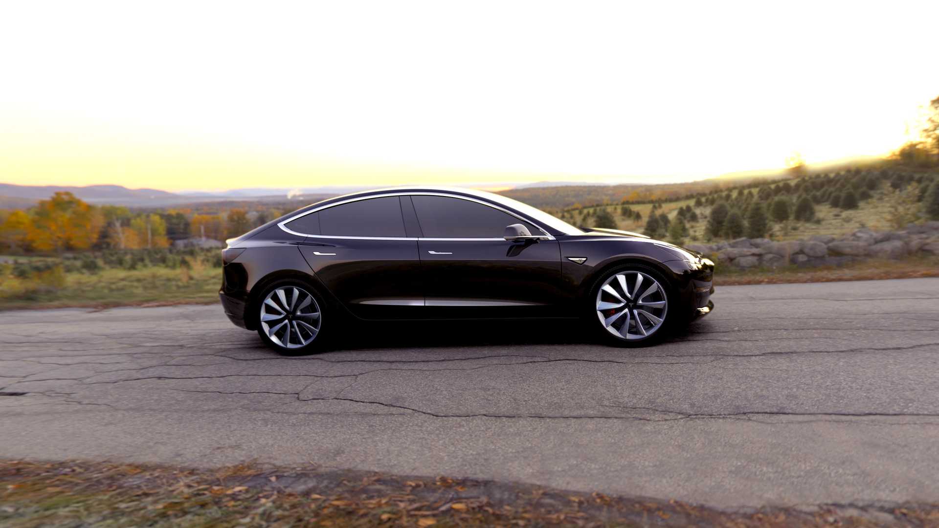 Black Tesla Wallpaper