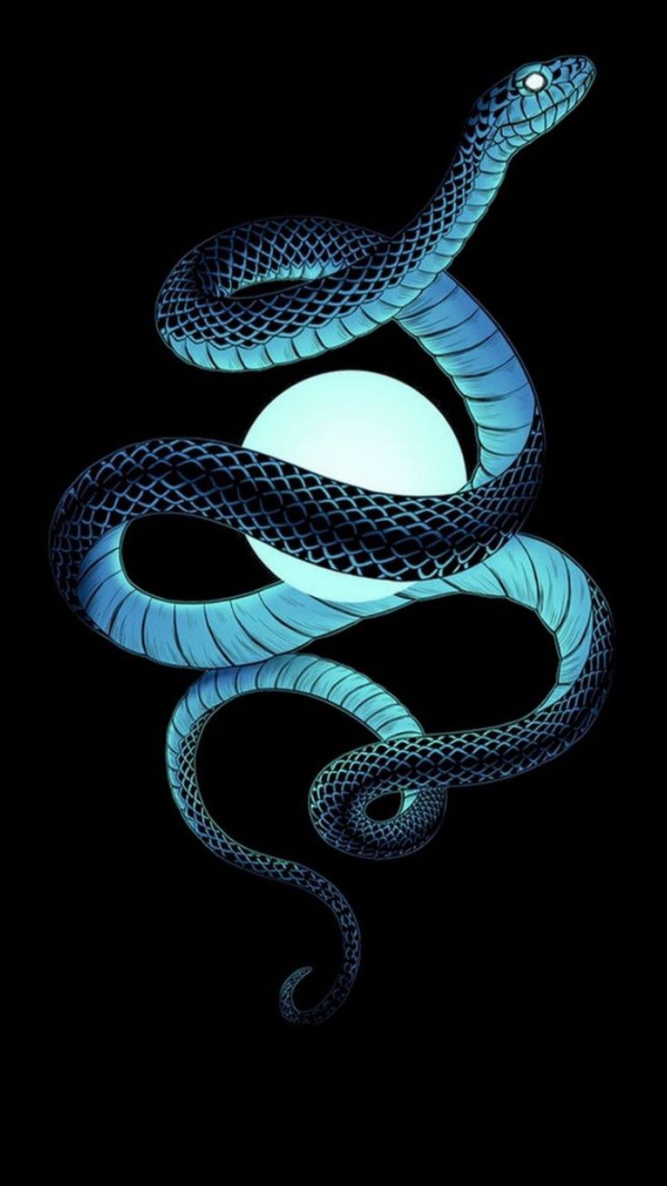 Blue Snake Splash' Poster by MatiasCurrie | Displate