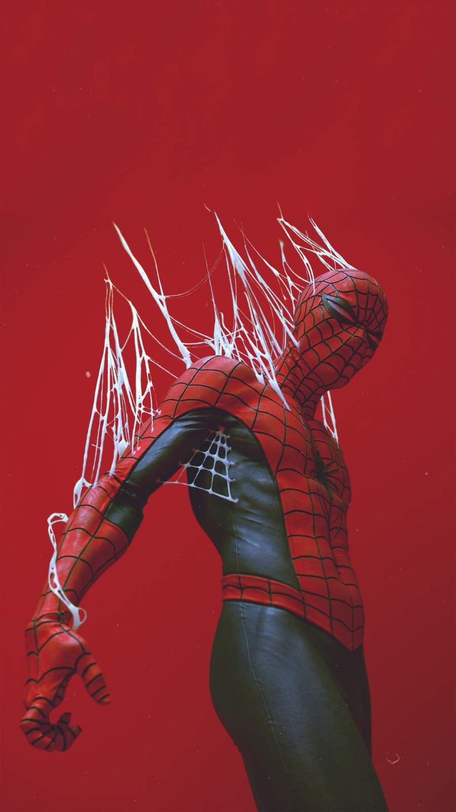 Red Spider Man 4K Wallpaper, iPhone Wallpaper