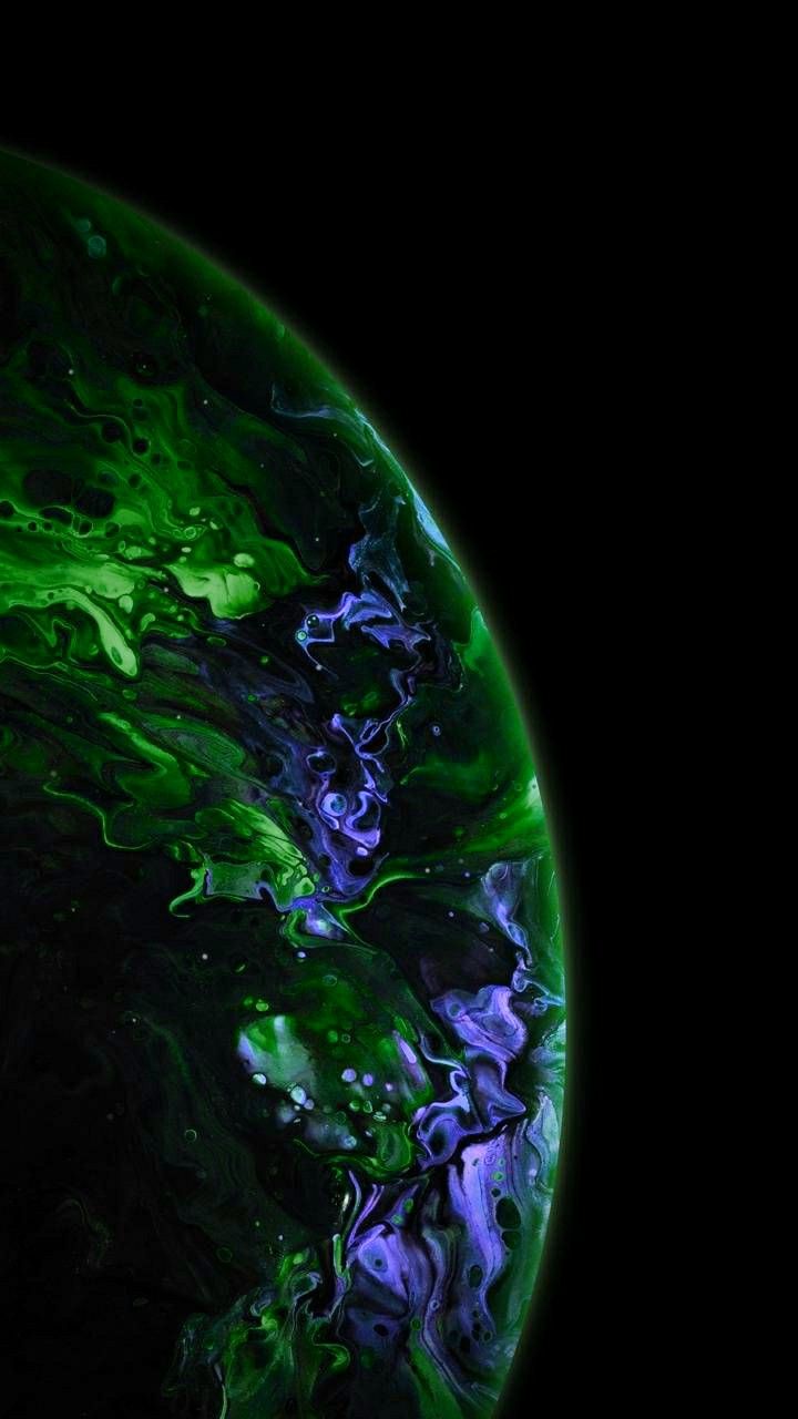 IPhone Green. Space iphone wallpaper, Flash wallpaper, Moving wallpaper iphone