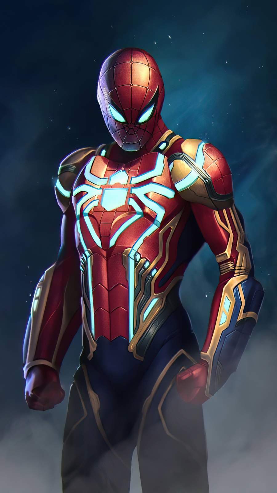 Spider Man New Armor 4K Wallpaper, iPhone Wallpaper