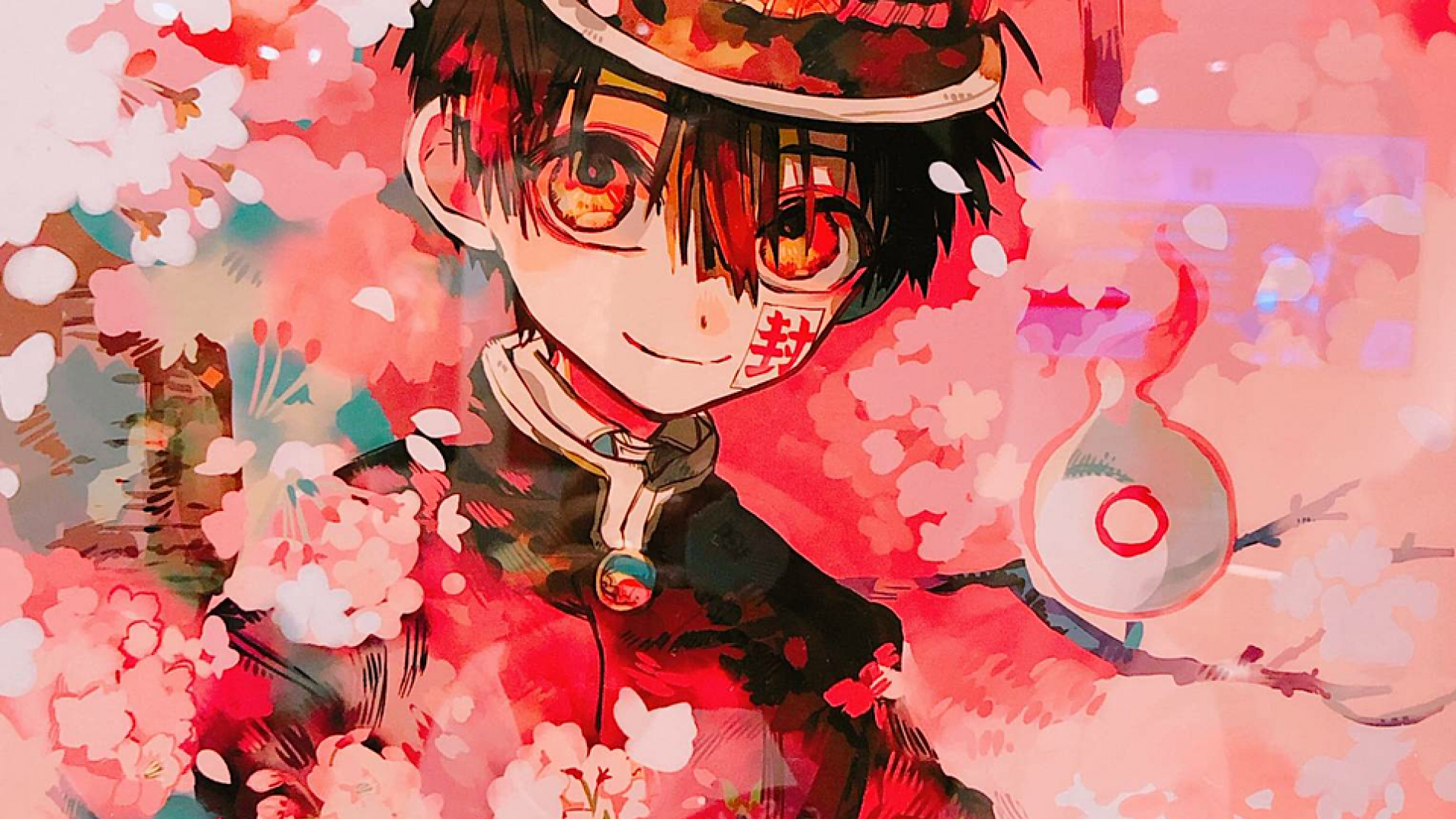 red eyes, red, anime, anime boys, Hanako (Kemono Michi)x1074 Wallpaper