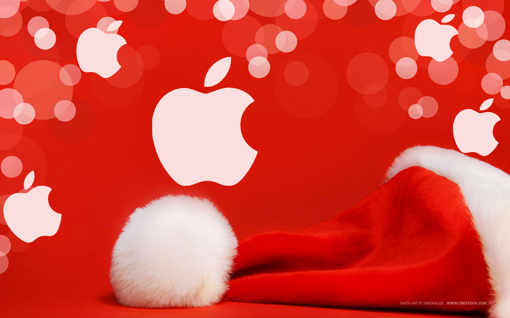 Christmas apple desktop PC and Mac wallpaper