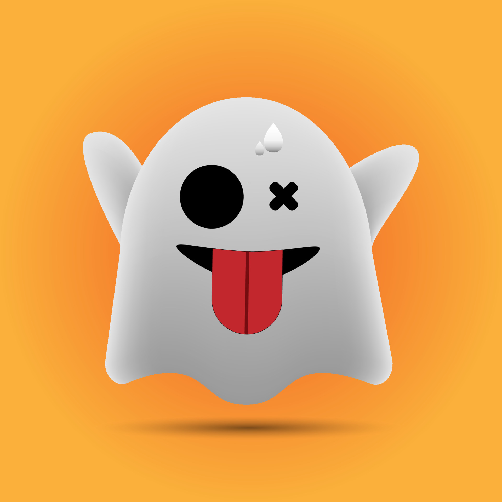 Ghost Emoji Vector Art, Icon, and Graphics for Free Download