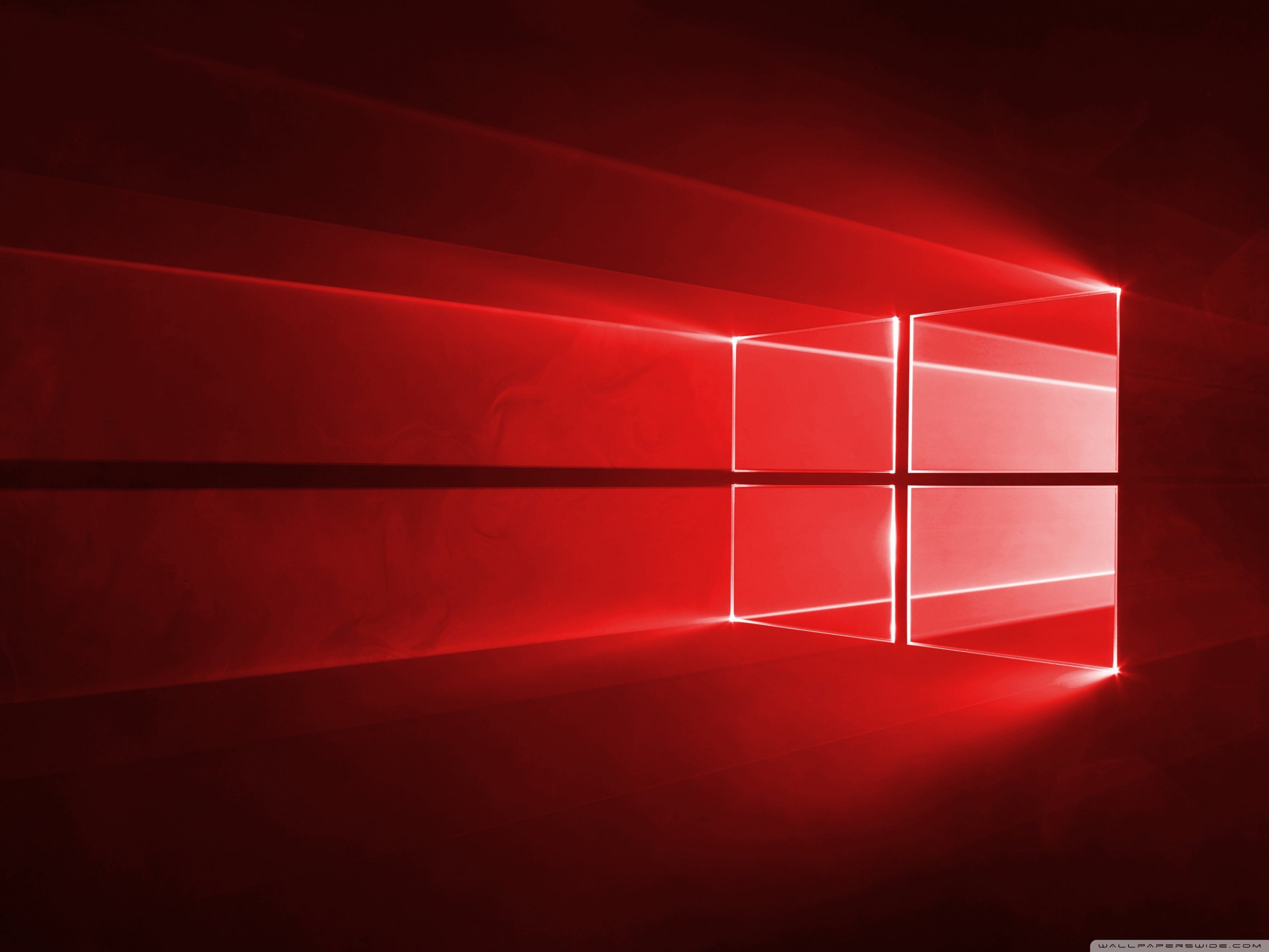 Windows 10 Red in 4K Ultra HD Desktop Background Wallpaper for: Widescreen & UltraWide Desktop & Laptop, Multi Display, Dual & Triple Monitor, Tablet