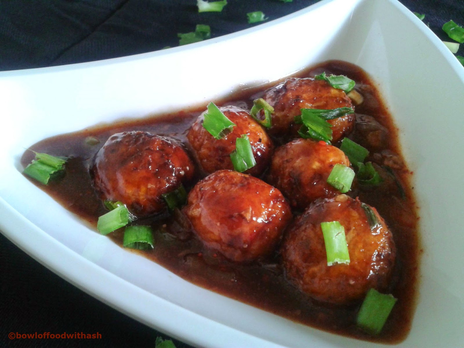 Bowl Of Food With Ash: Veg Manchurian Recipe. How to make Veg Manchurian
