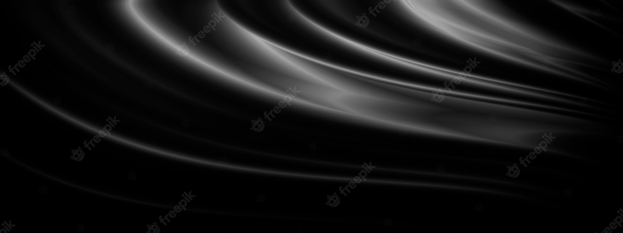 Premium Photo. Black fabric texture background illustration