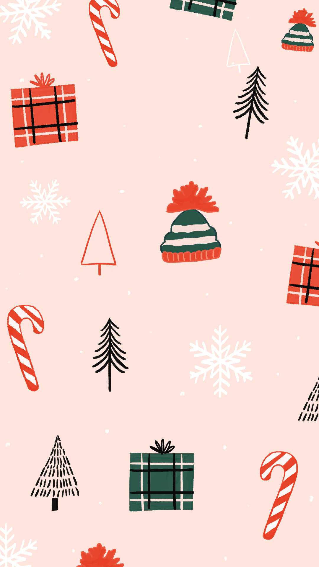 Download Cute Christmas Design Wallpaper