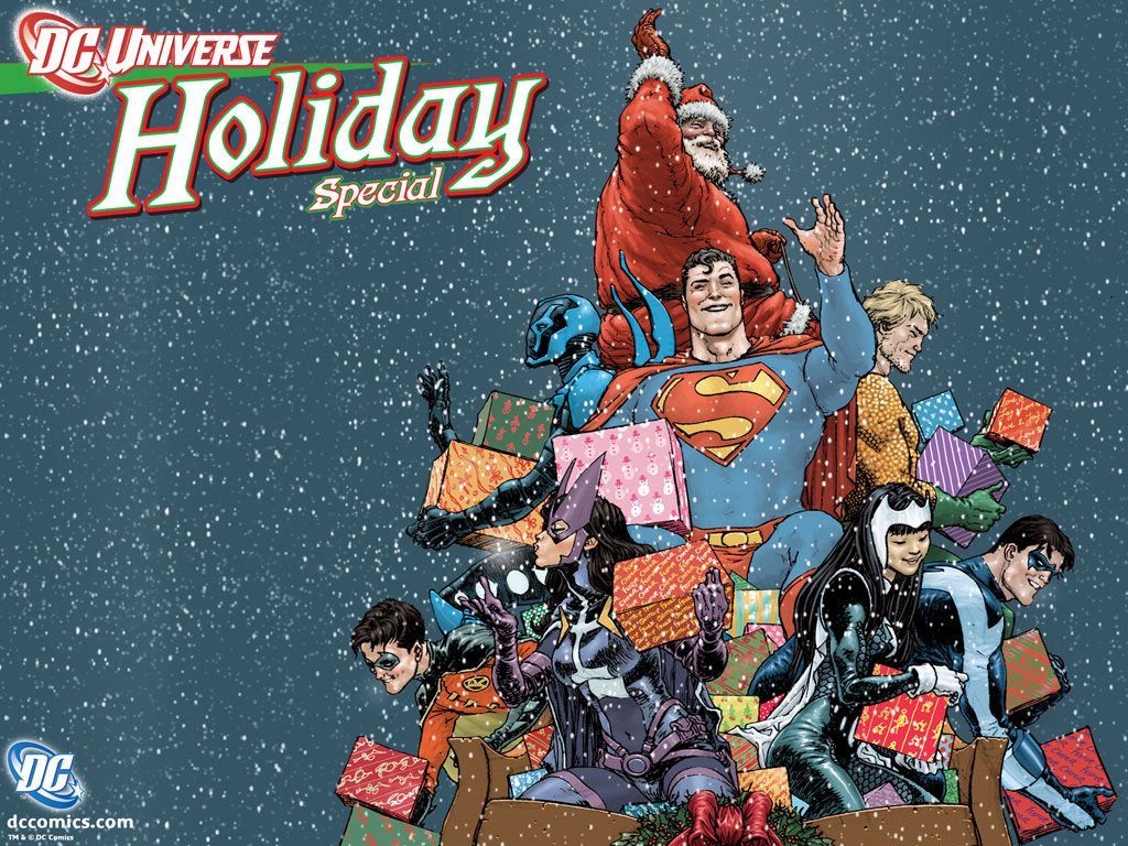 DC Comics Christmas Wallpaper