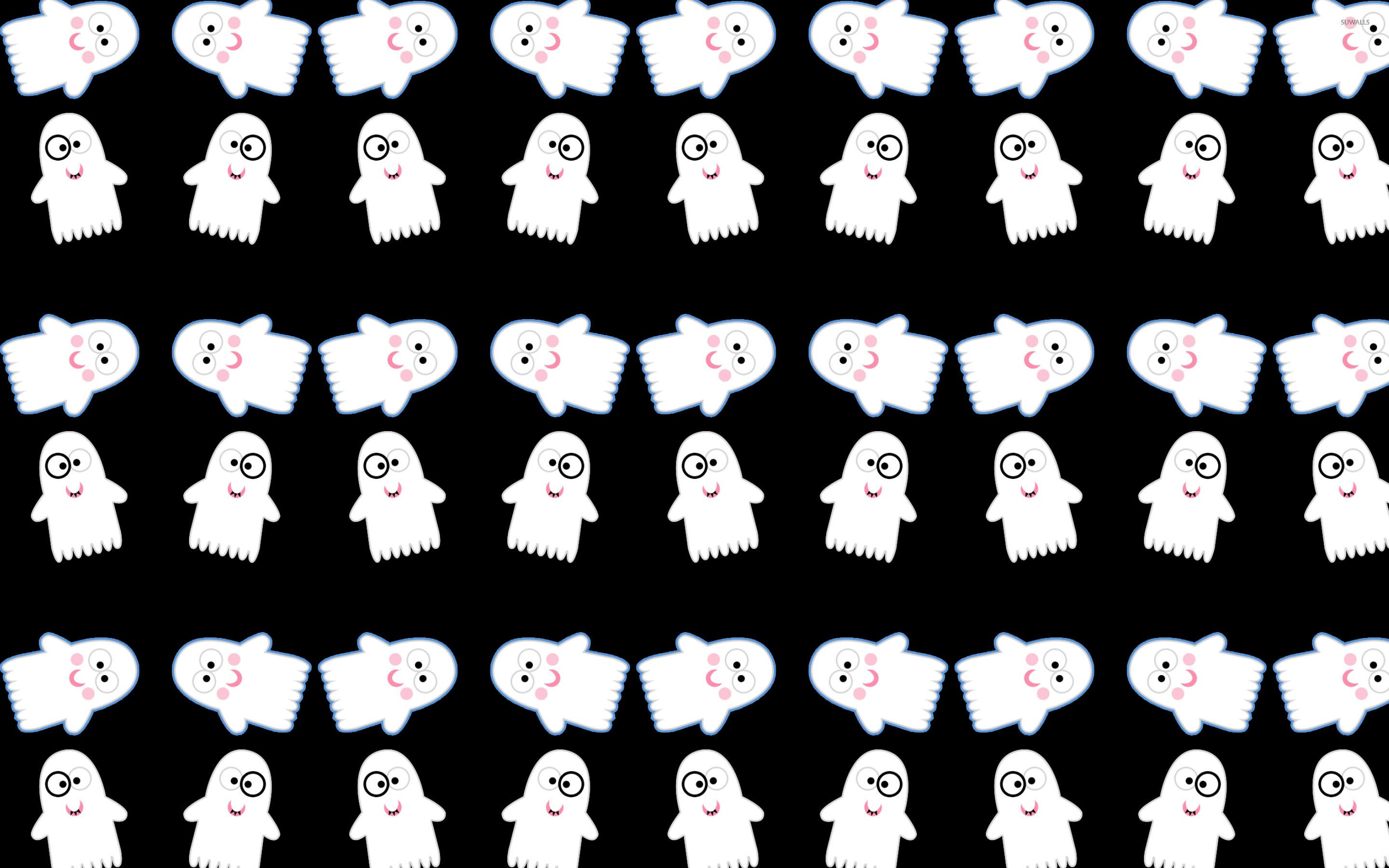 Cute Ghost Desktop Wallpaper Free Download