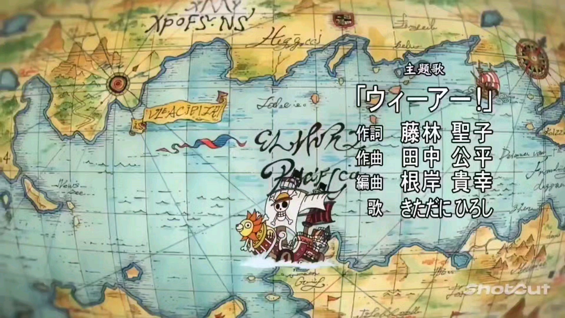 One Piece World Map by Sharpsider