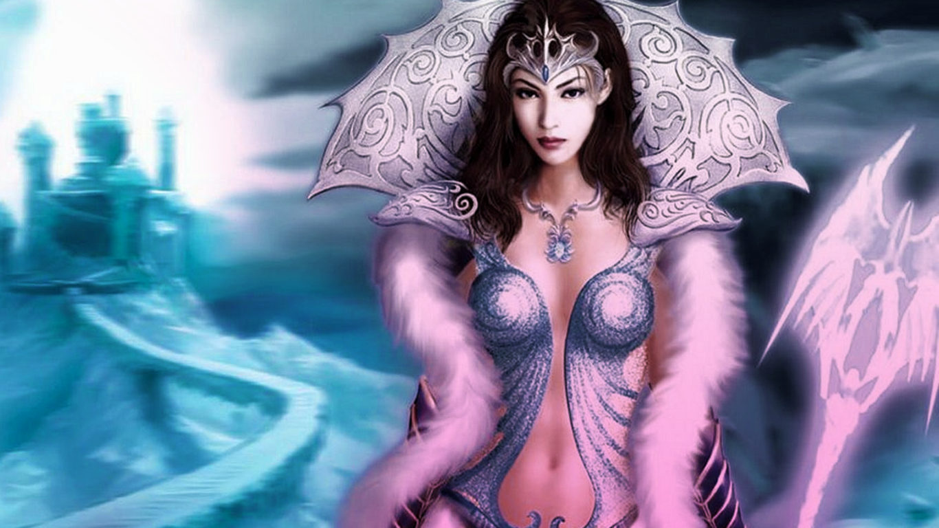 Fantasy Queen Wide Desktop Background, Wallpaper13.com
