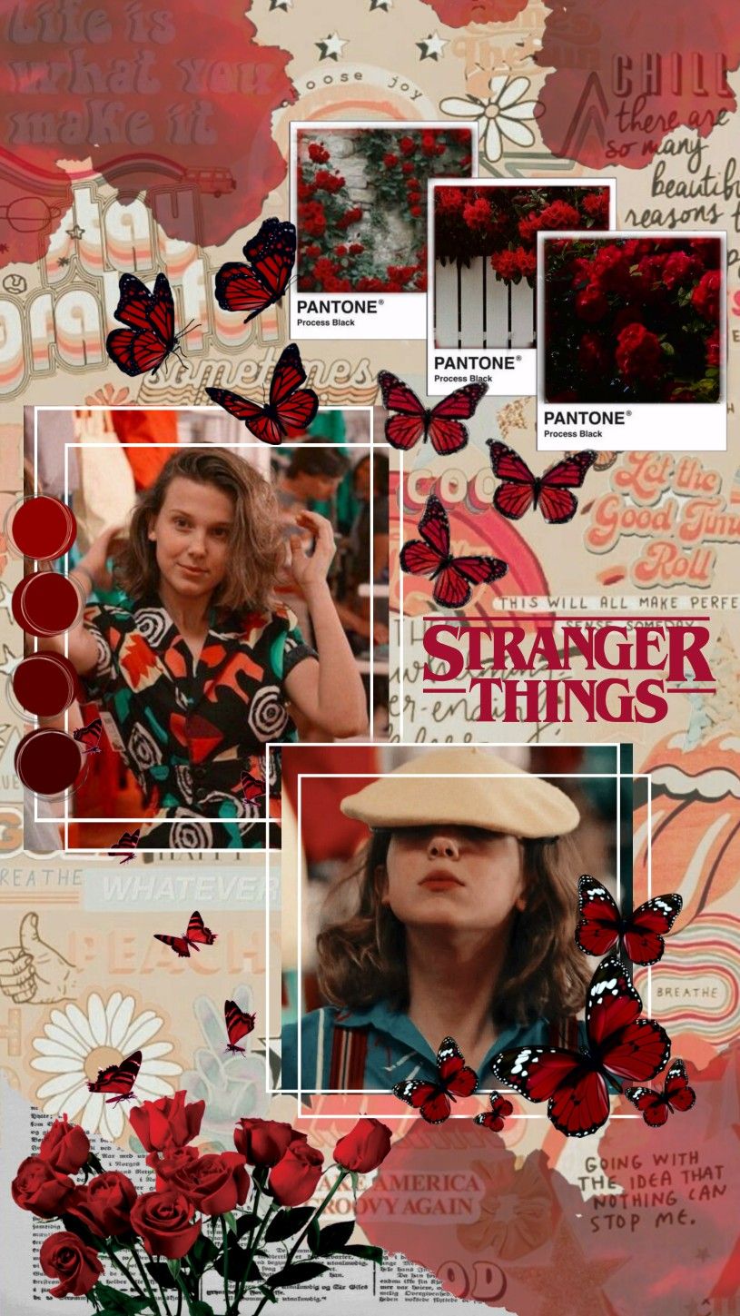 Wallpaper Eleven Stranger Things. Stranger things personagens, Faça você mesmo papel de parede, Coelhinhos de desenho