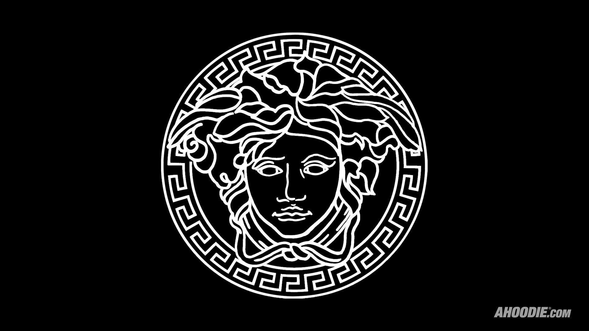 Black Versace Desktop Wallpapers Wallpaper Cave