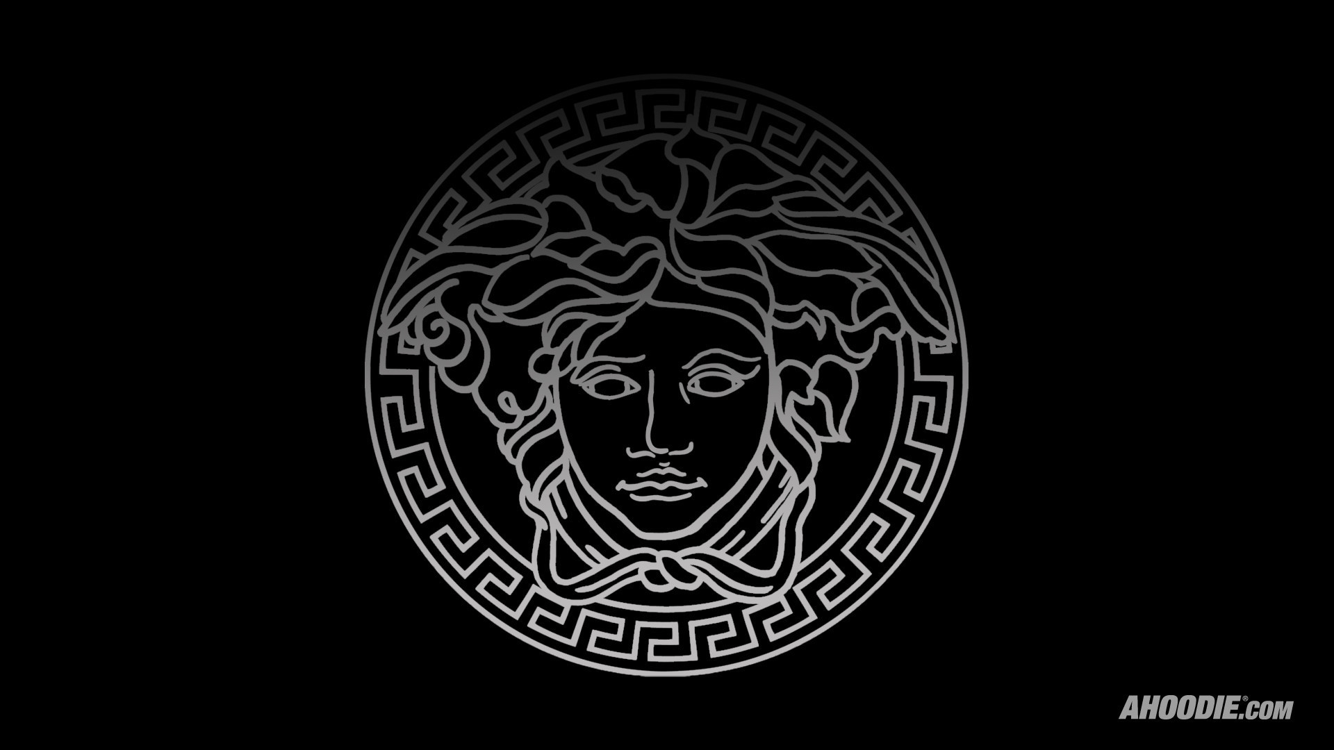 Black Versace Desktop Wallpapers Wallpaper Cave