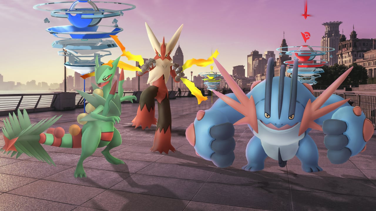 Mega Sceptile, Blaziken And Swampert Debut In Pokémon GO Event Next Week