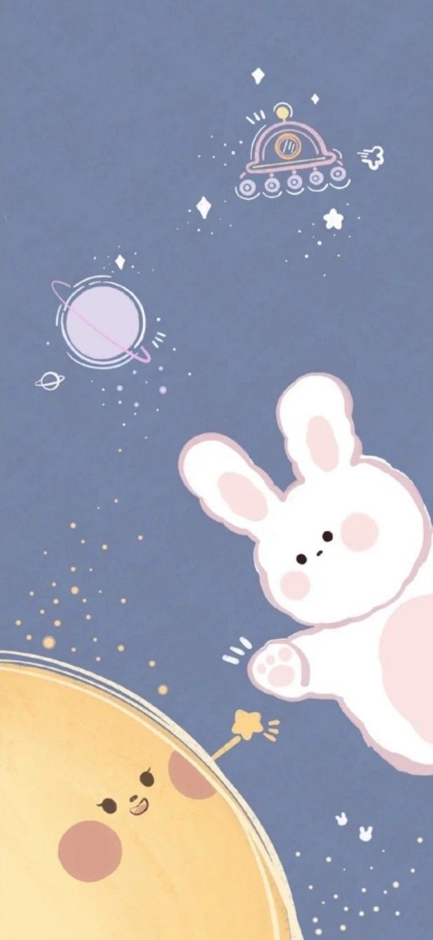 ᴡᴀʟʟᴘᴀᴘᴇʀ. Bunny wallpaper, Cute laptop wallpaper, Wallpaper iphone cute