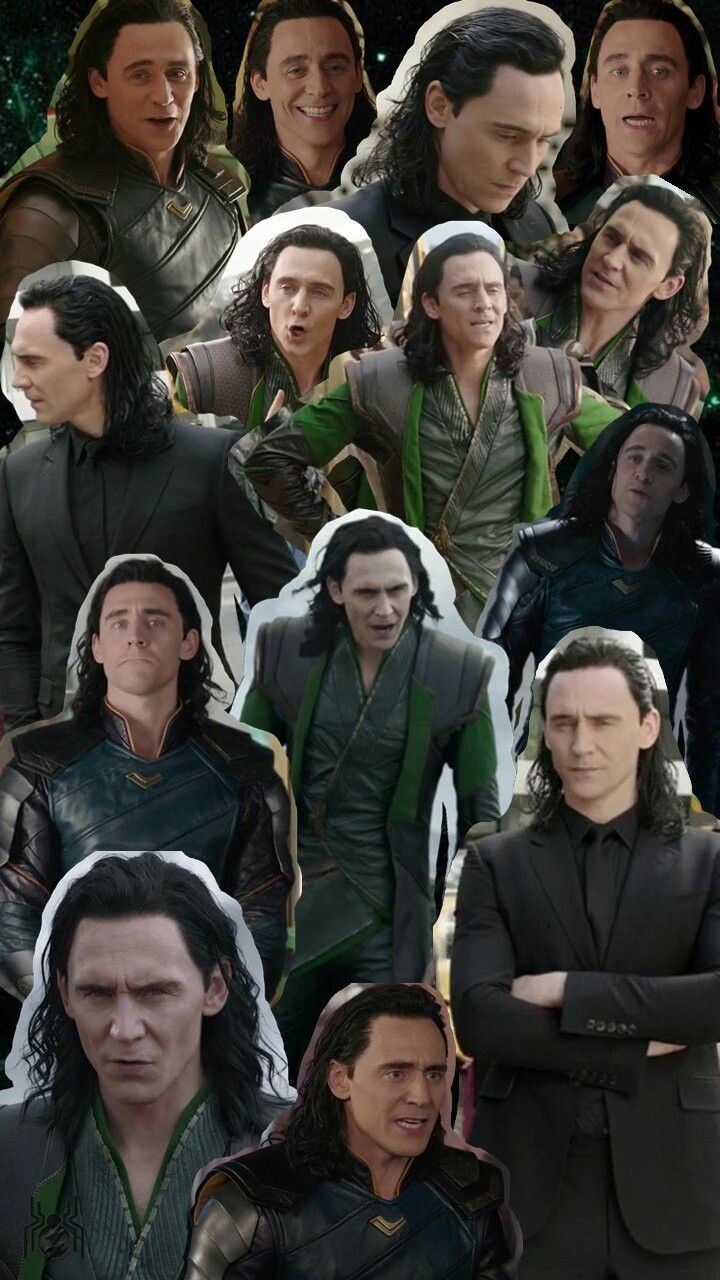 Tom Hiddleston as Loki wallpaper<<<<< I love this collage