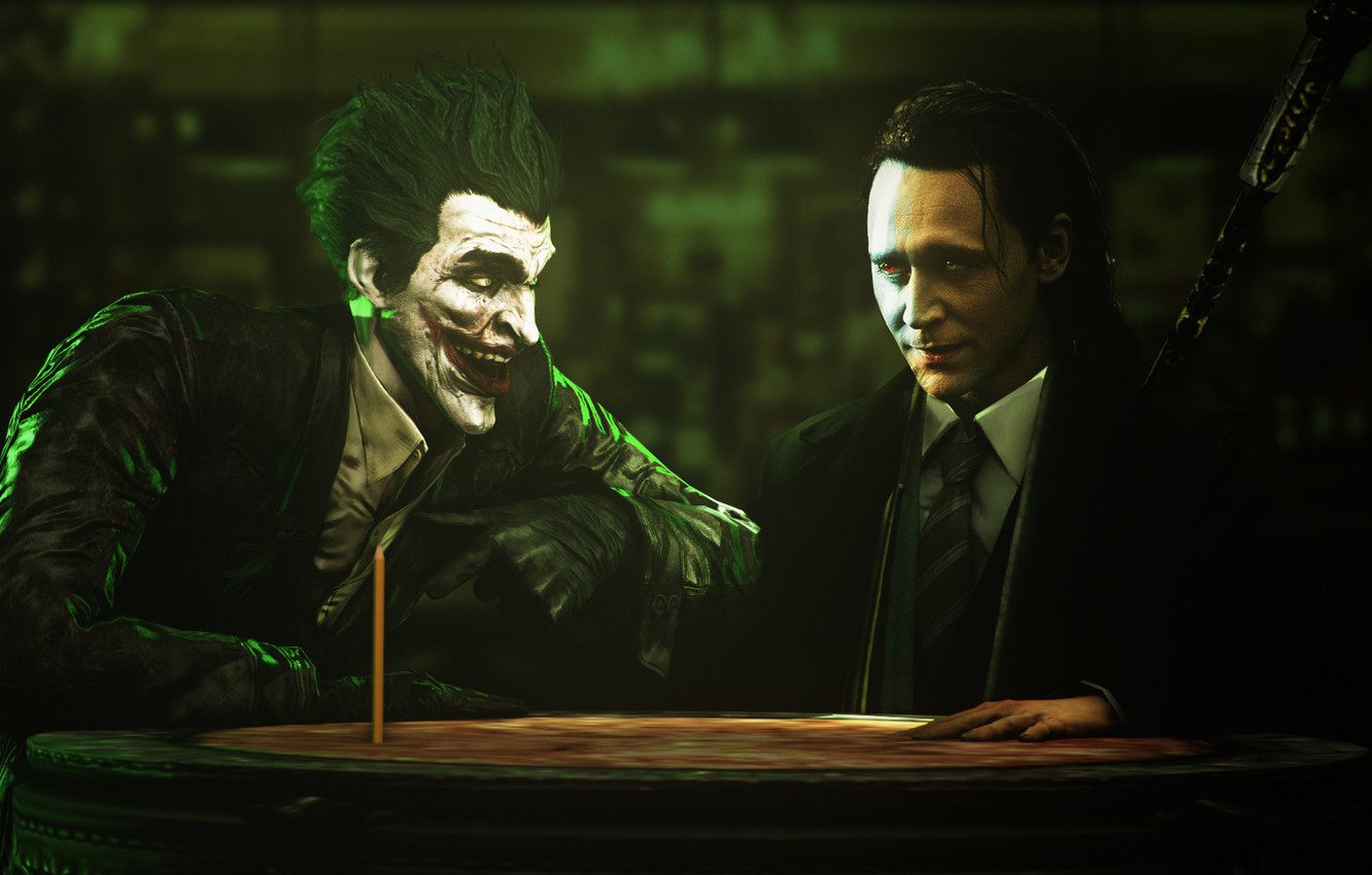 Wallpaper Joker, pencil, trick, Tom Hiddleston, loki, god image for desktop, section фантастика
