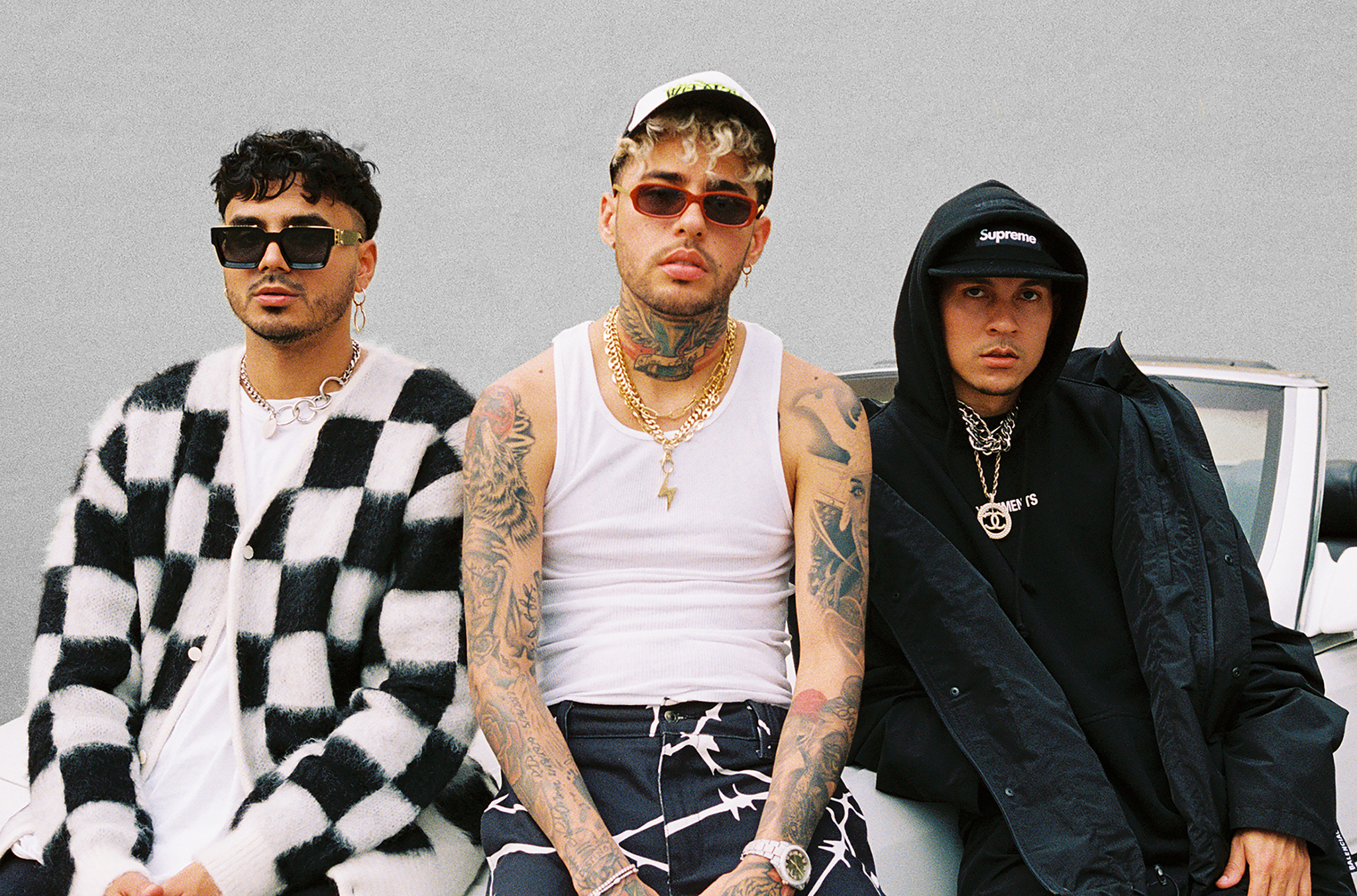 Tainy, Dalex, and Álvaro Díaz Take a Joy Ride in New 'Mera' Video