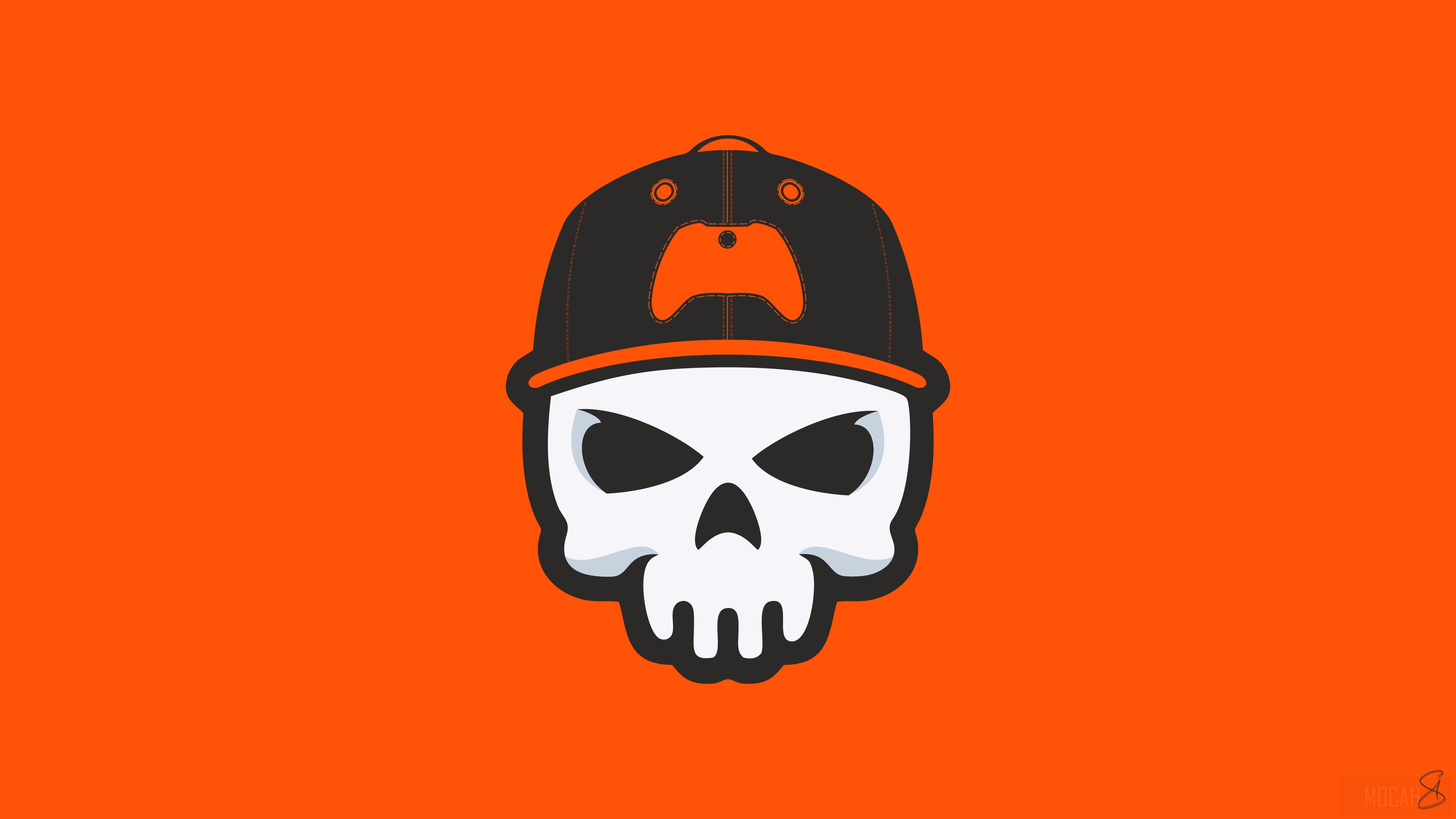 Gamer Skull Minimal 4k Gallery HD Wallpaper