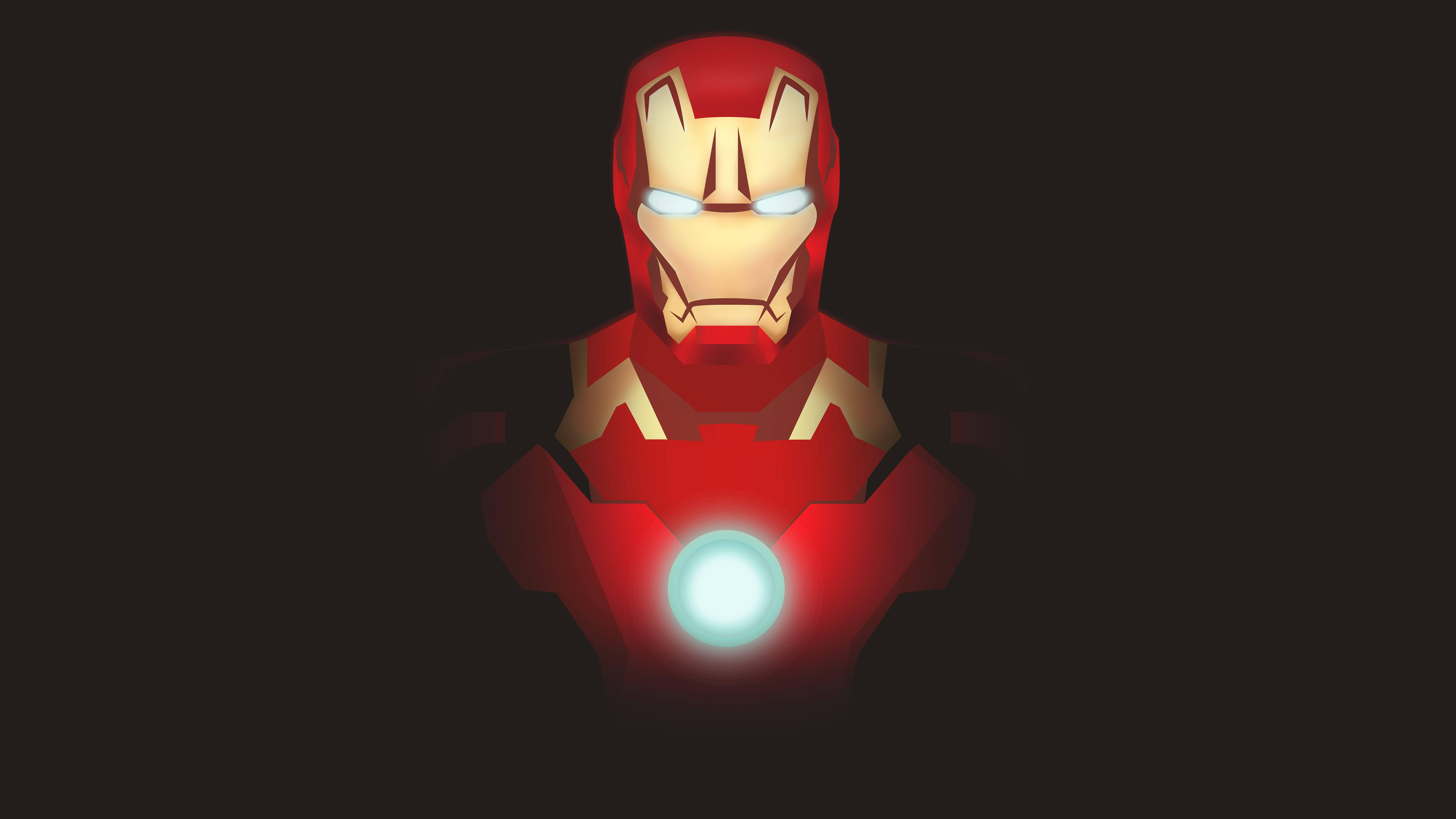 Download Iron Man 4k Glowing Orb Art Wallpaper