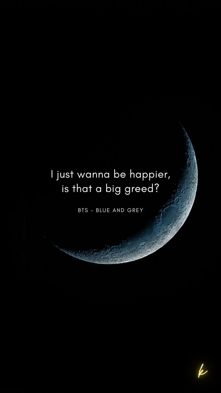 I Just Wanna Be Happier. Bts wallpaper lyrics, Bts lyrics quotes, Bts quotes