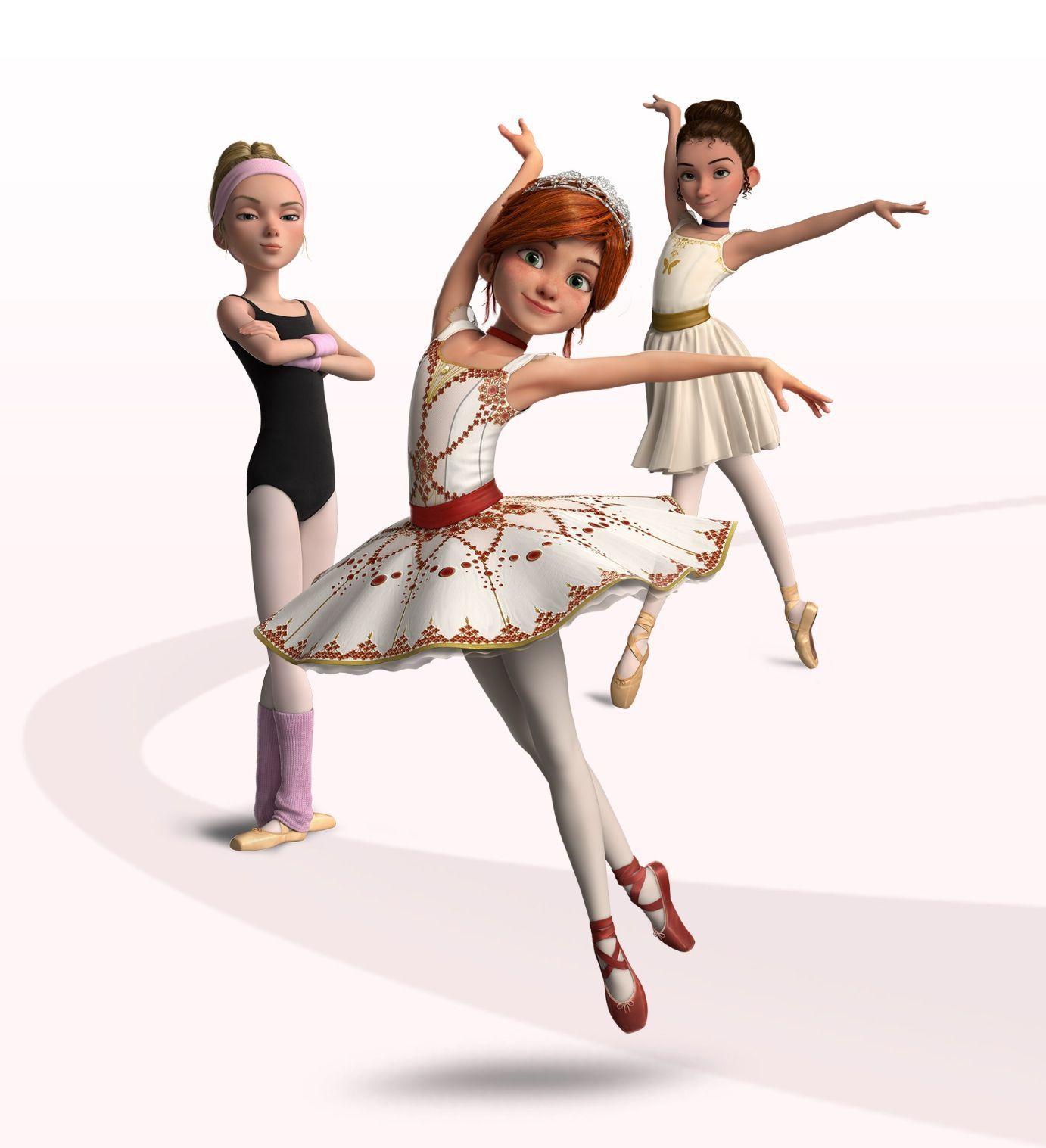Ballerina Cartoon Wallpaper