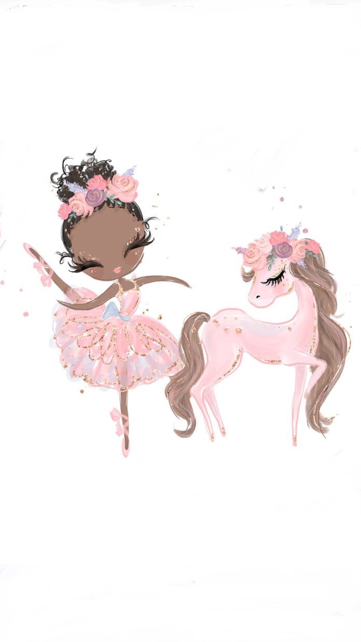 Wallpaper. Unicorn wallpaper, Ballerina clipart, Cute wallpaper