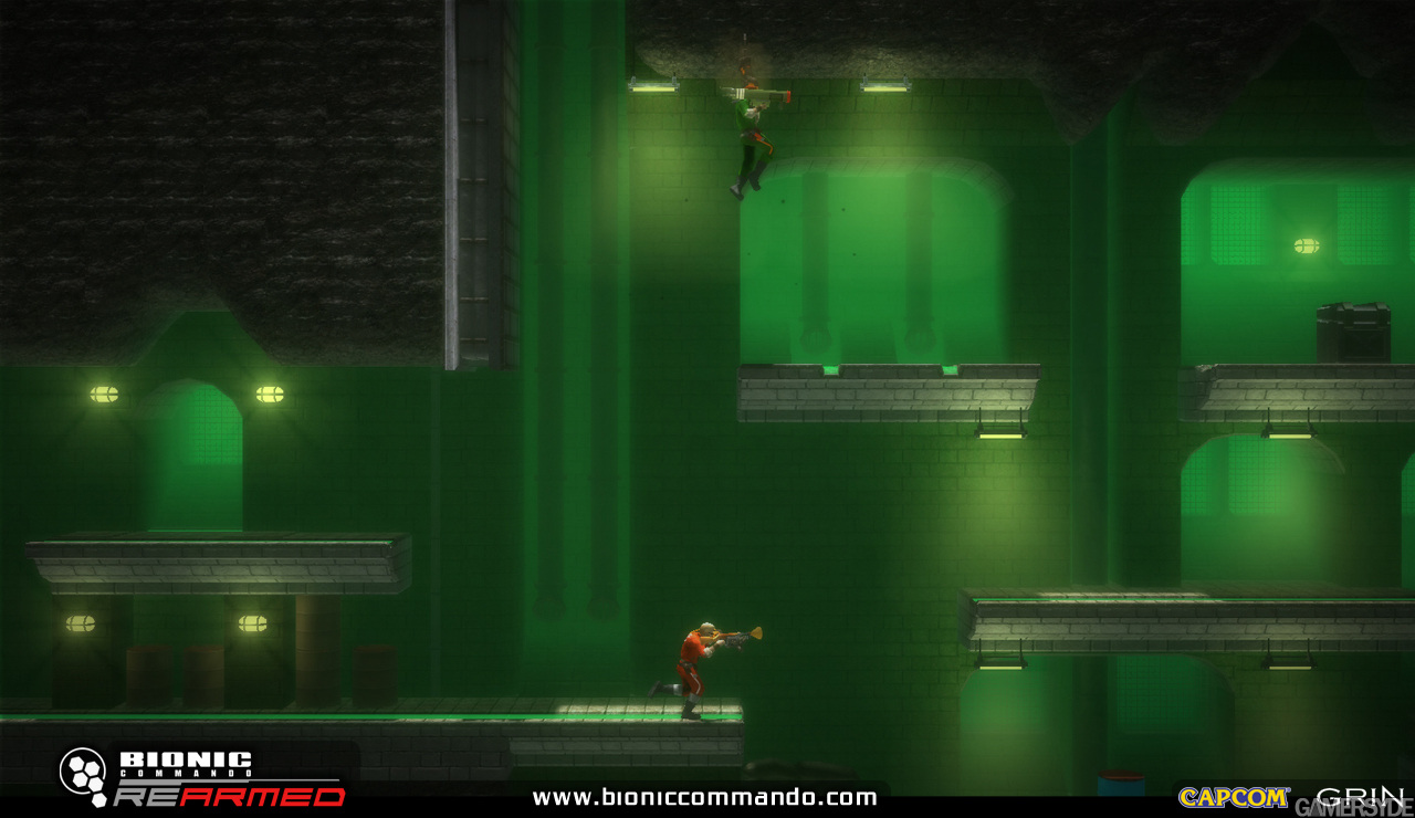 image and artworks of Bionic Commando Rearmed