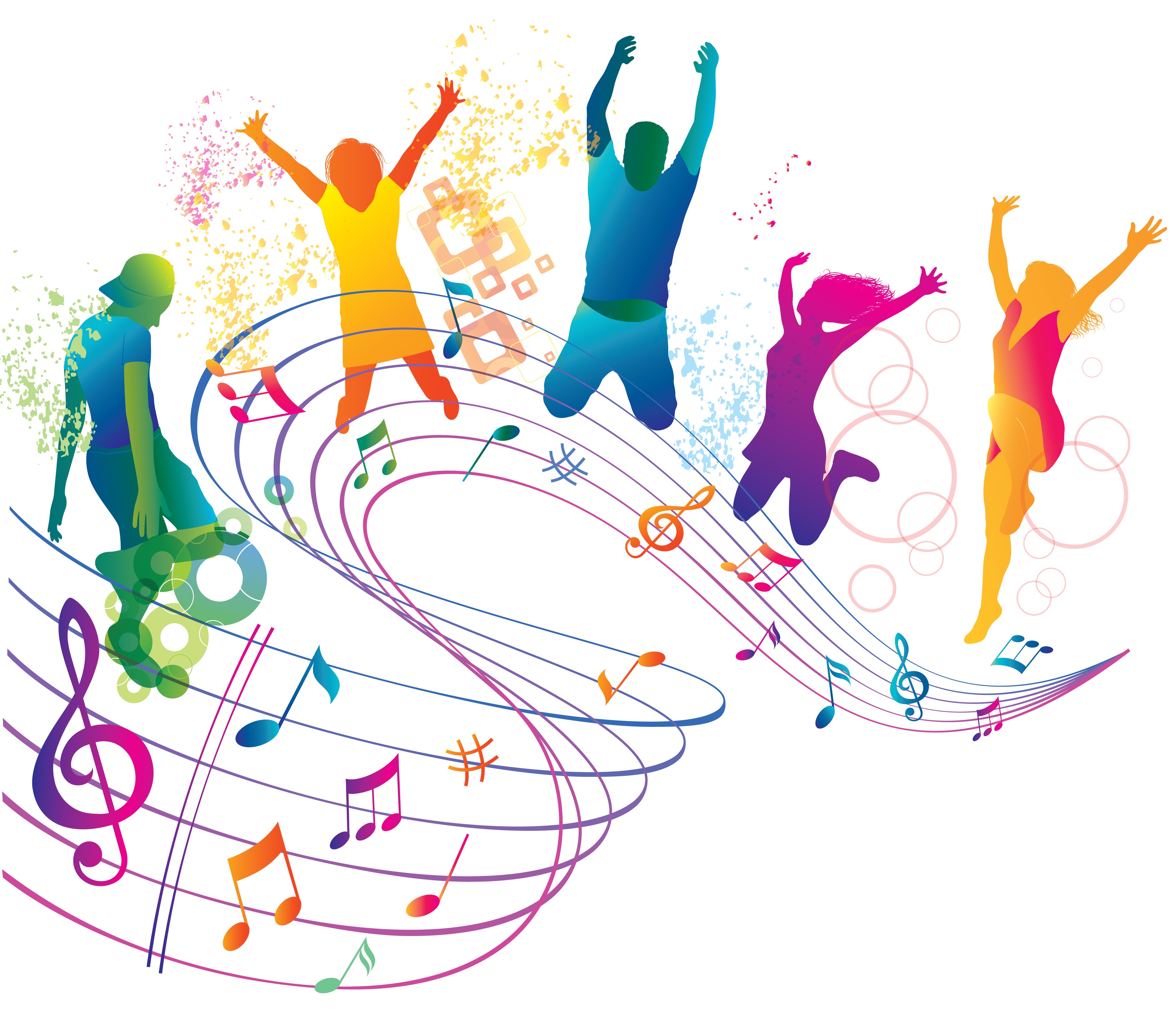 Музыка здоровья и энергии. Творческий коллектив. Мир танца. Эмблемы творческих коллективов. Музыкальный фон.