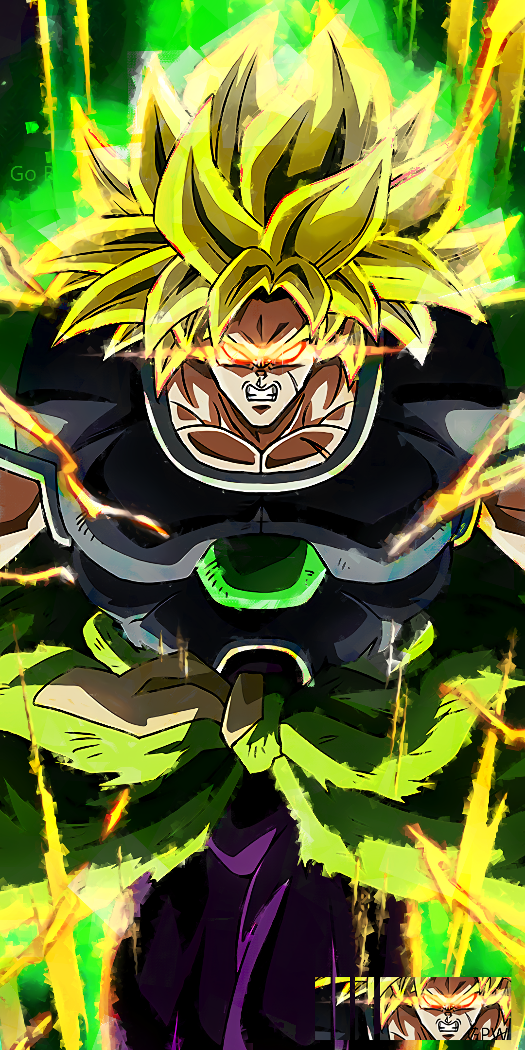 Alt Broly Phone Wallpaper