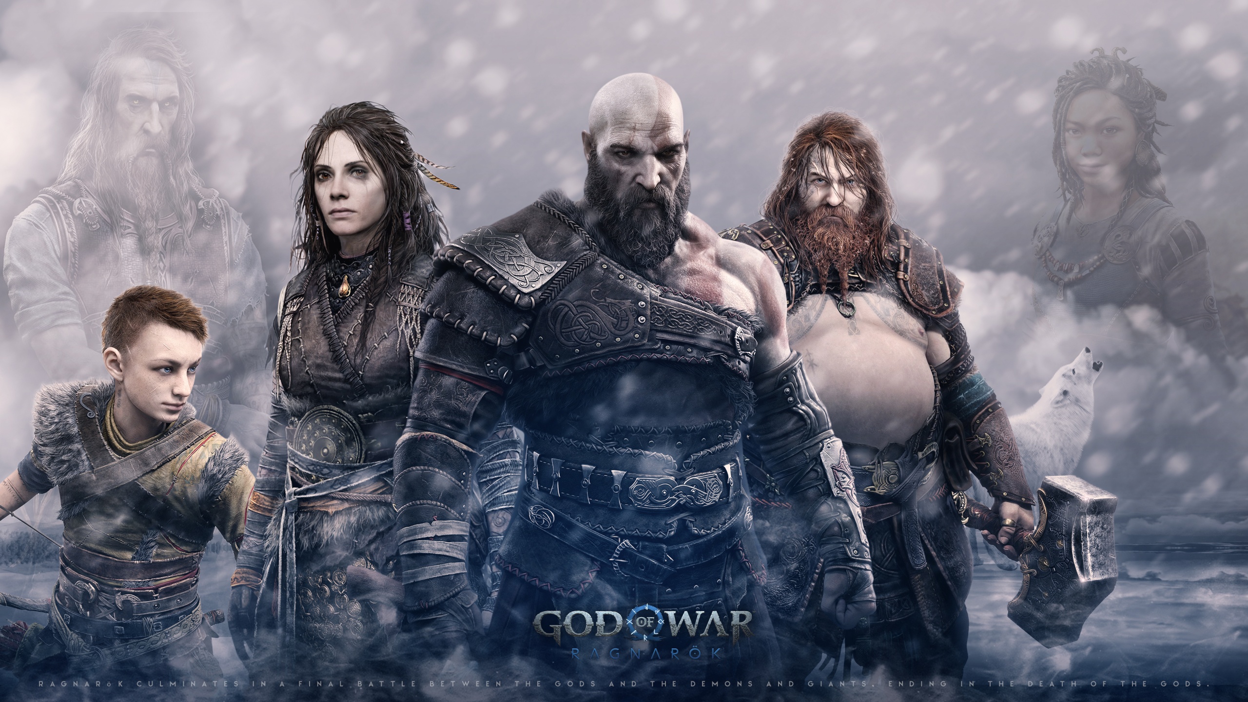 God of War Ragnarök Wallpaper 4K, 2022 Games, Games
