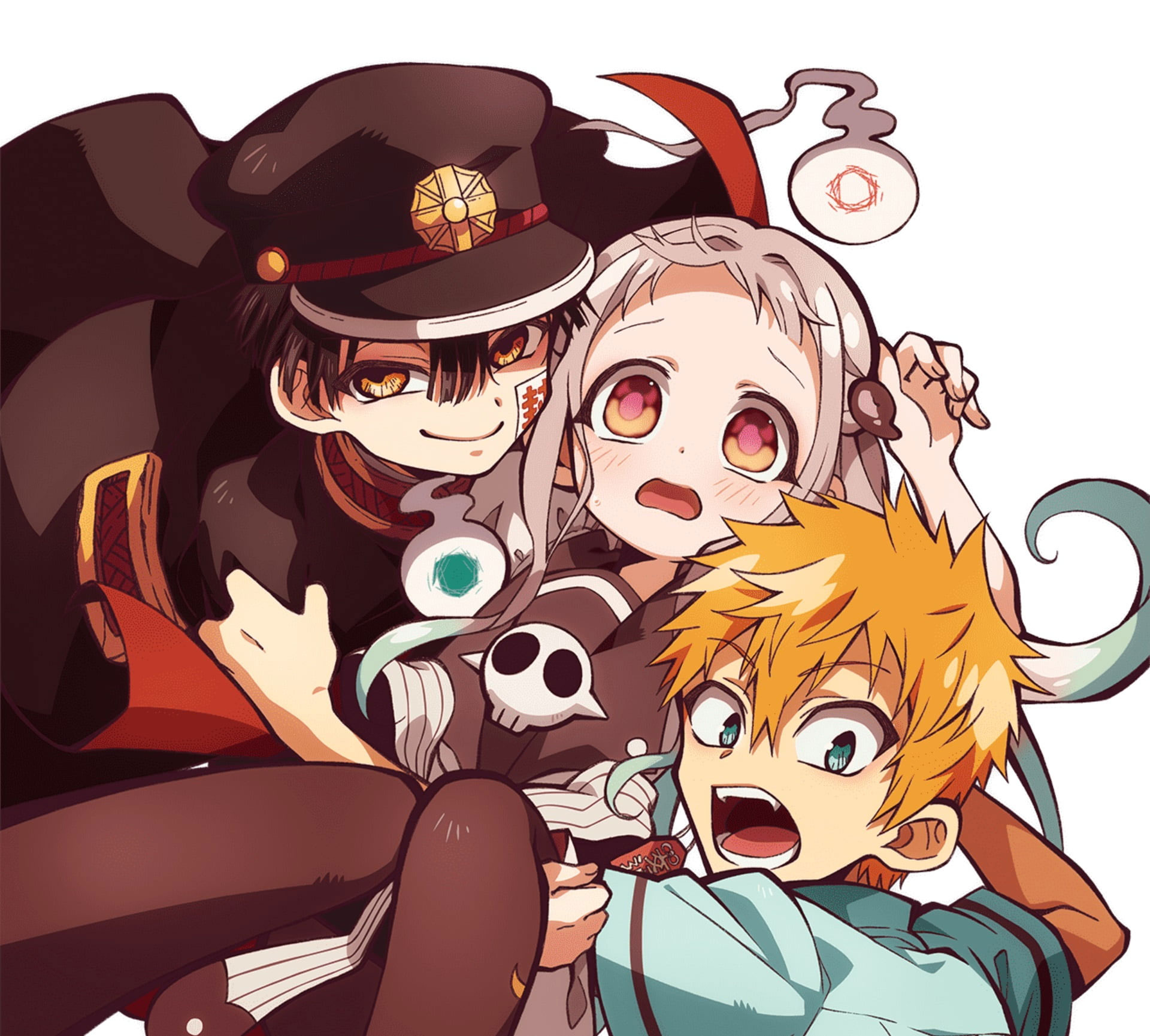 Wallpaper Anime, Jibaku Shounen Hanako Kun, Kou Minamoto