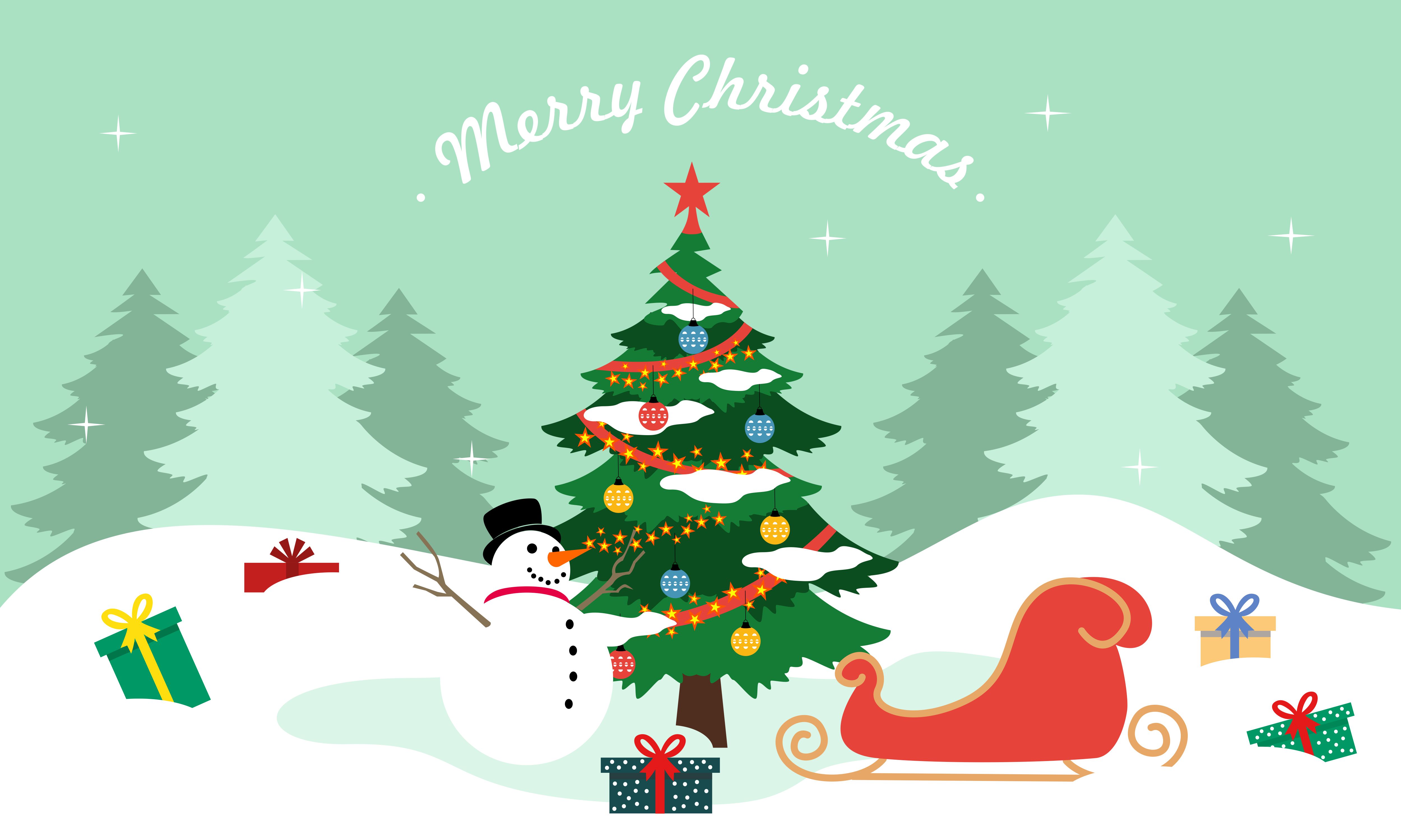 Vintage Christmas Trees Wallpapers - Wallpaper Cave