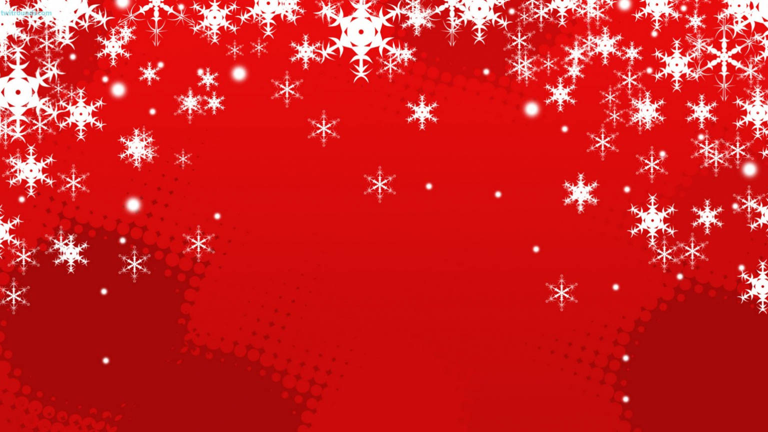 Download Sparkly Snowflakes Red Christmas Background Wallpaper
