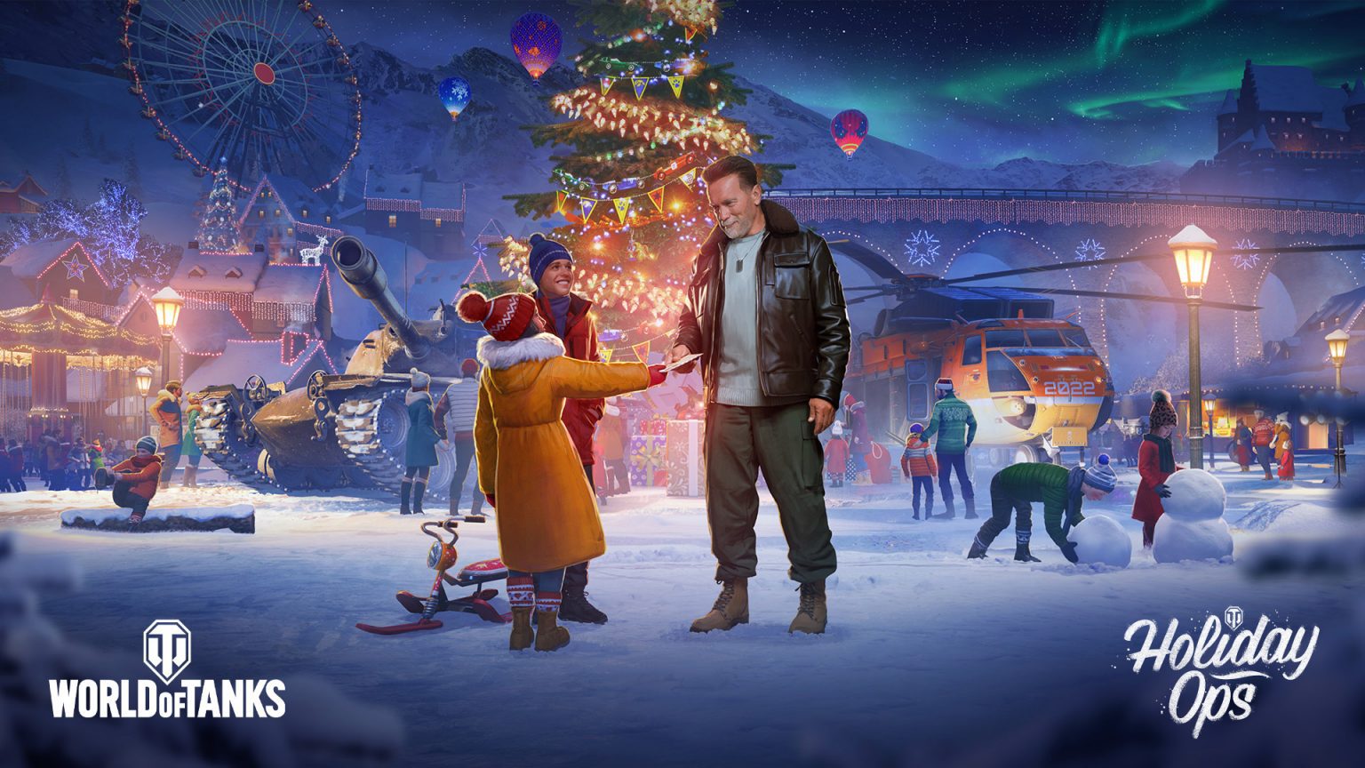Arnold Schwarzenegger signs on for World Of Tanks Holiday Ops announcement