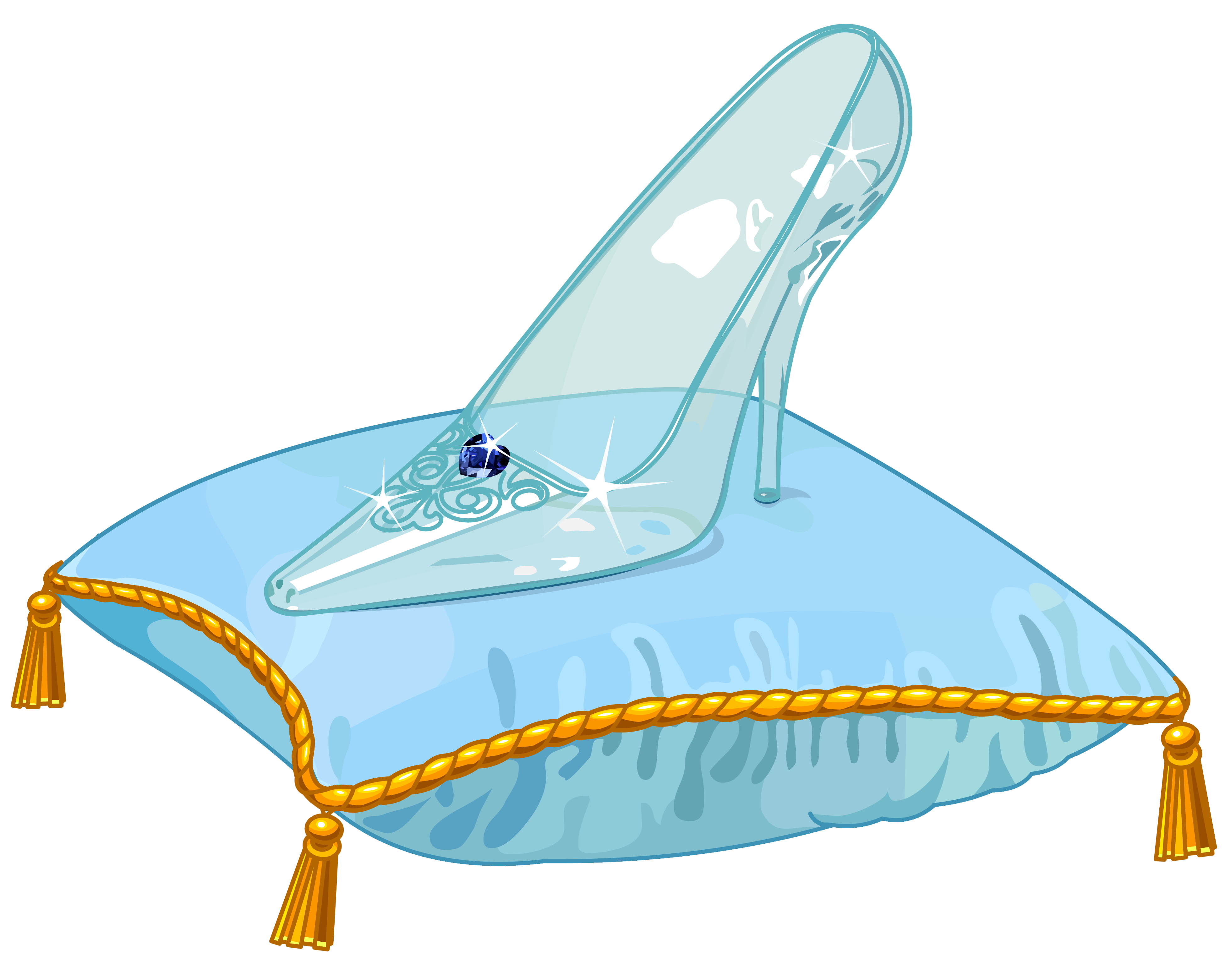 Cinderella Glass Slipper PNG Vector Clipart Image​-Quality Free Image and Transparent PNG Clipart
