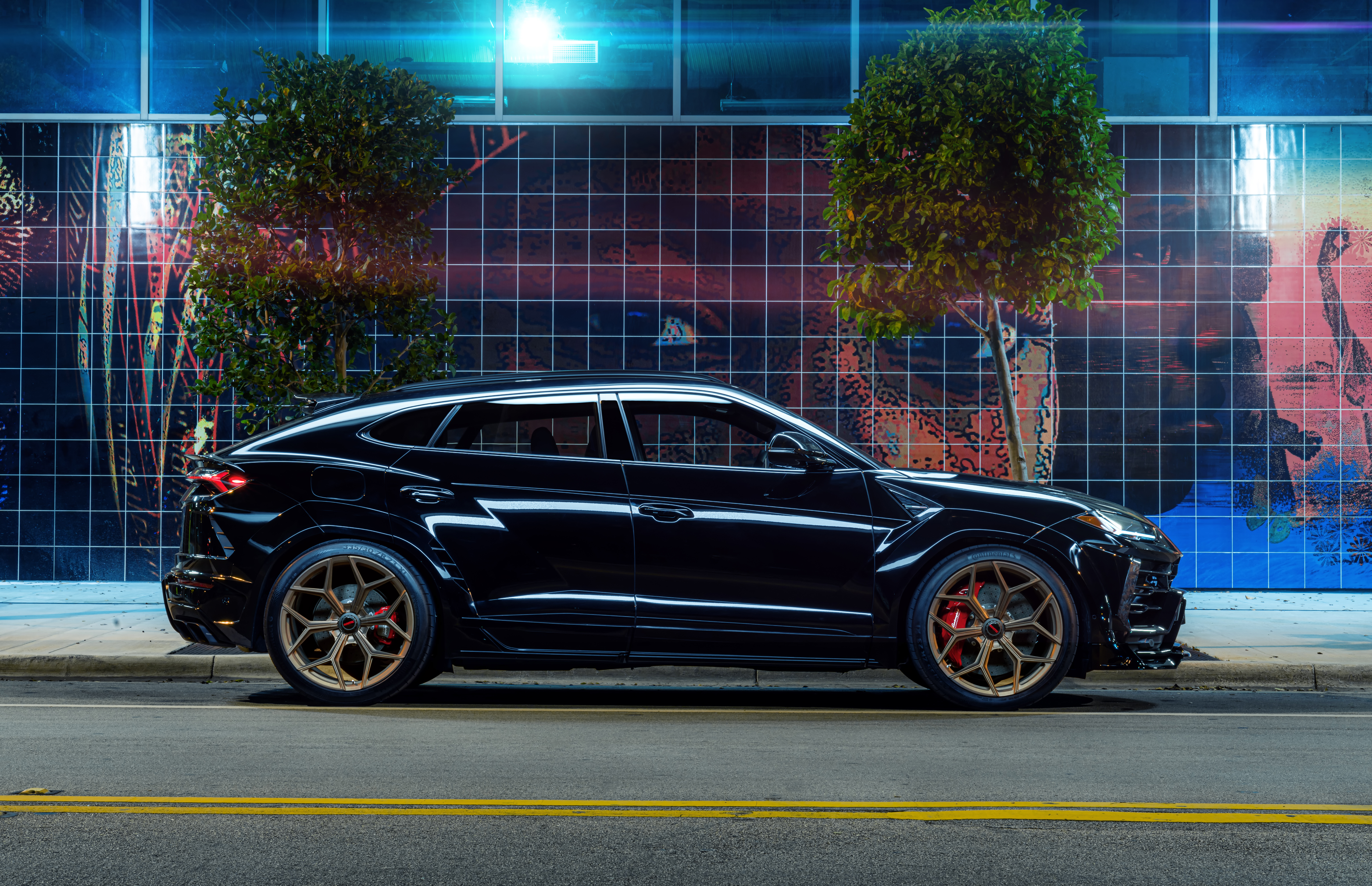 Lamborghini Urus Wallpaper 4K, Black cars, 5K, 8K, Cars