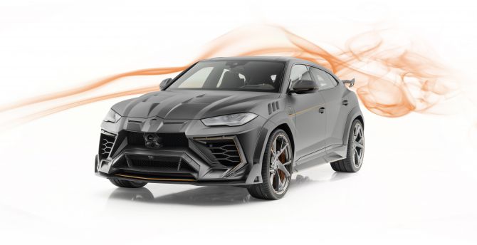 Wallpaper car, black lamborghini urus desktop wallpaper, HD image, picture, background, 41d00f