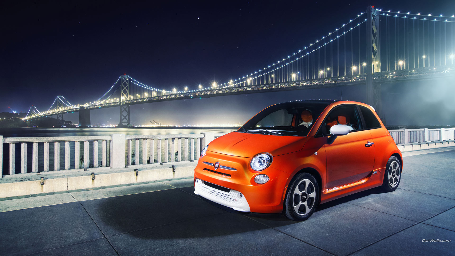 Fiat 500e HD Wallpaper