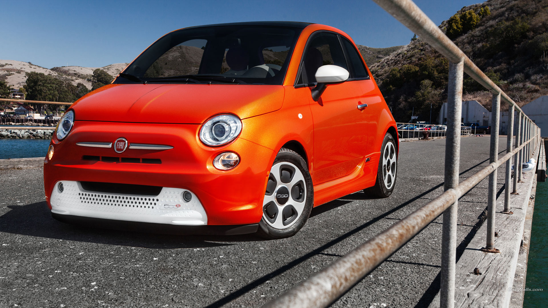 Fiat 500e HD Wallpaper and Background