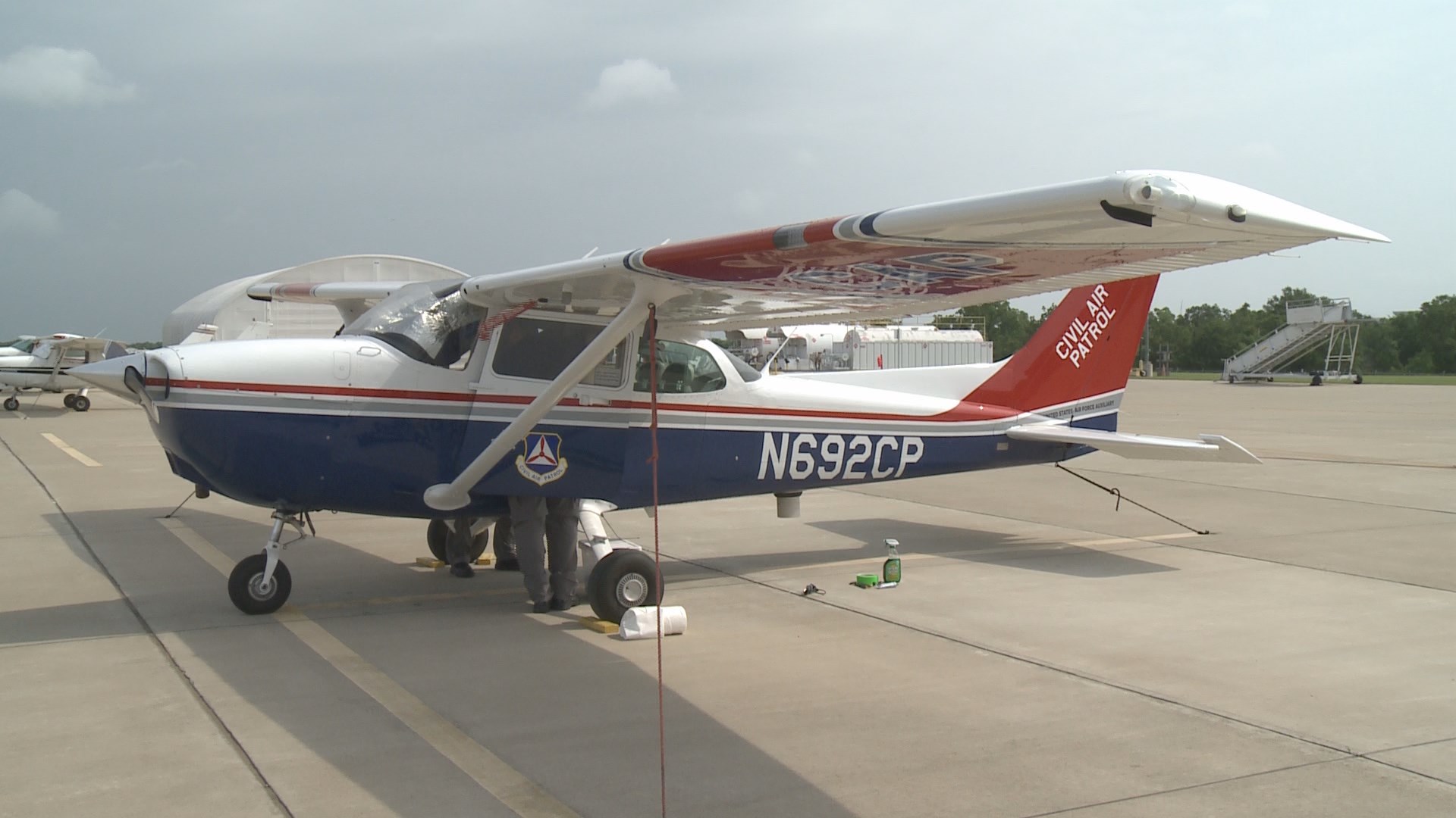 Civil Air Patrol plane supports communications for Texas A&M Task Force 1